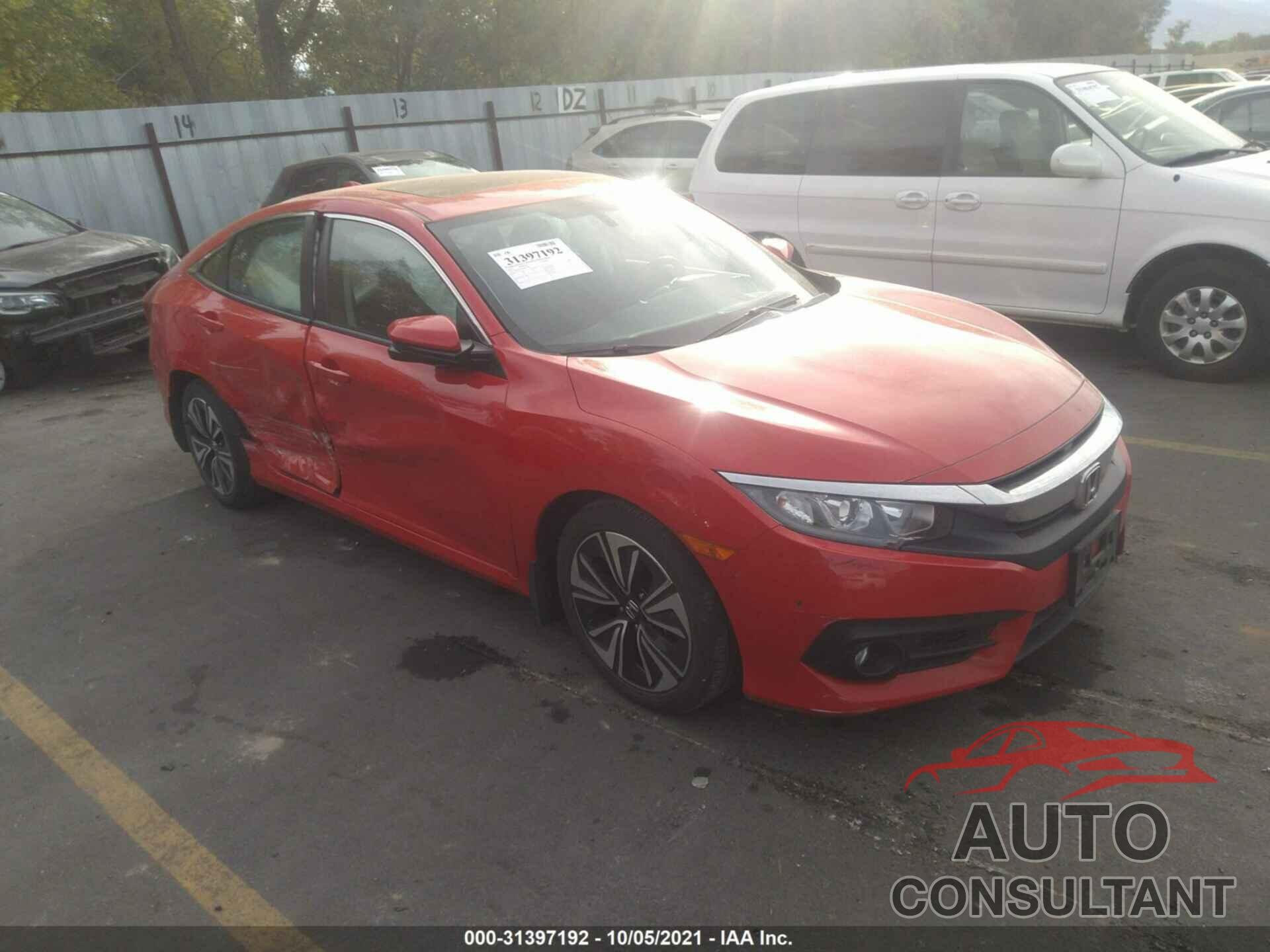 HONDA CIVIC SEDAN 2016 - 2HGFC1F36GH655490