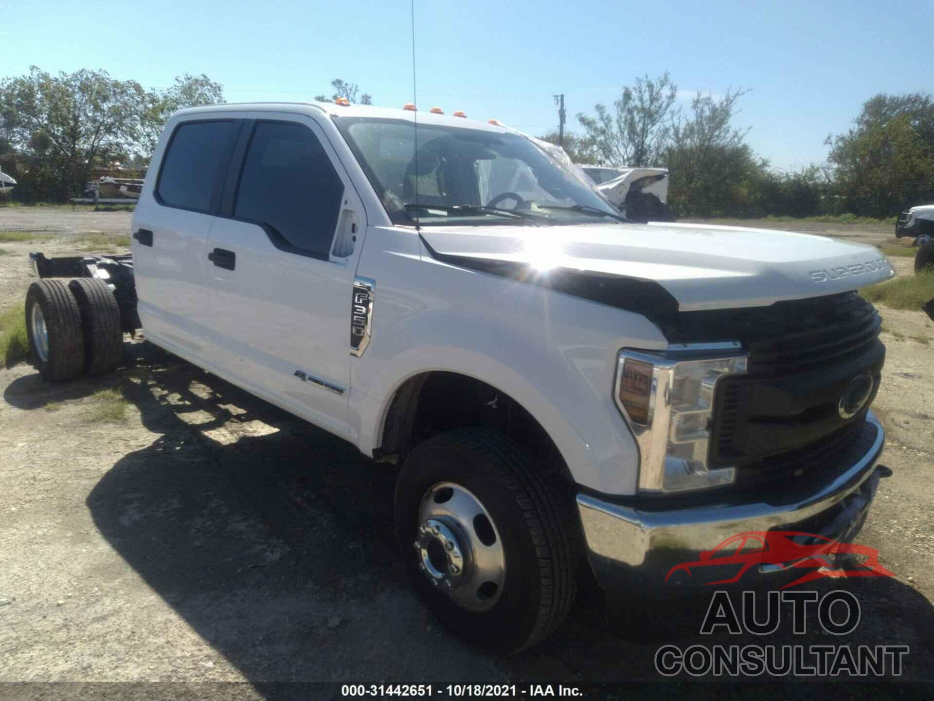 FORD SUPER DUTY F-350 DRW 2019 - 1FT8W3DTXKEE72946