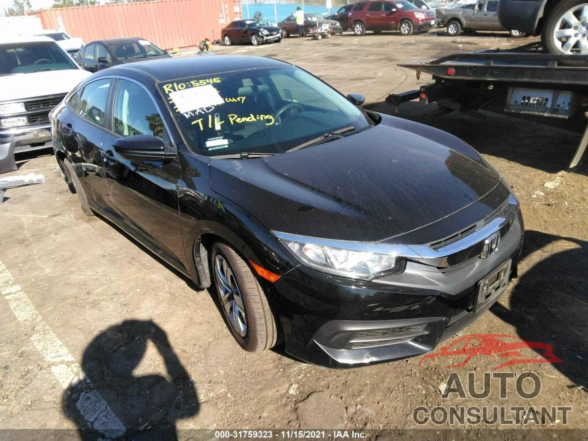 HONDA CIVIC SEDAN 2017 - 2HGFC2F54HH538919