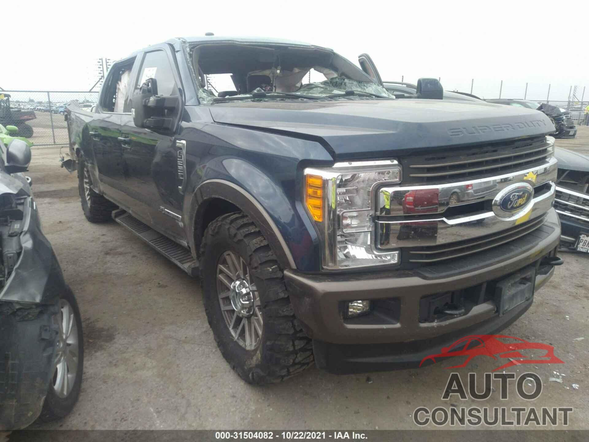 FORD SUPER DUTY F-250 SRW 2017 - 1FT7W2BT0HEC08183