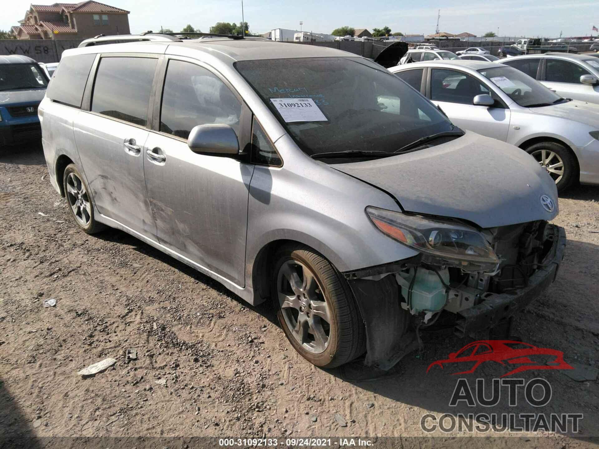 TOYOTA SIENNA 2017 - 5TDXZ3DC8HS781398