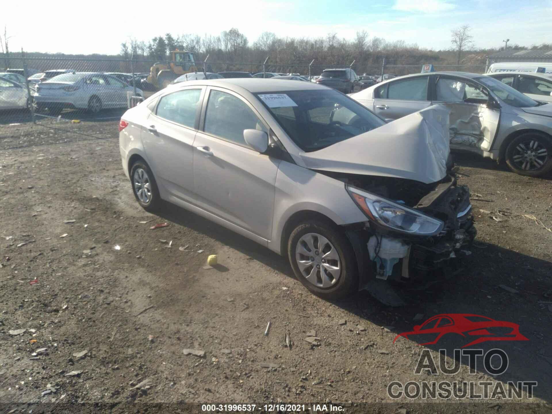 HYUNDAI ACCENT 2016 - KMHCT4AE7GU160557