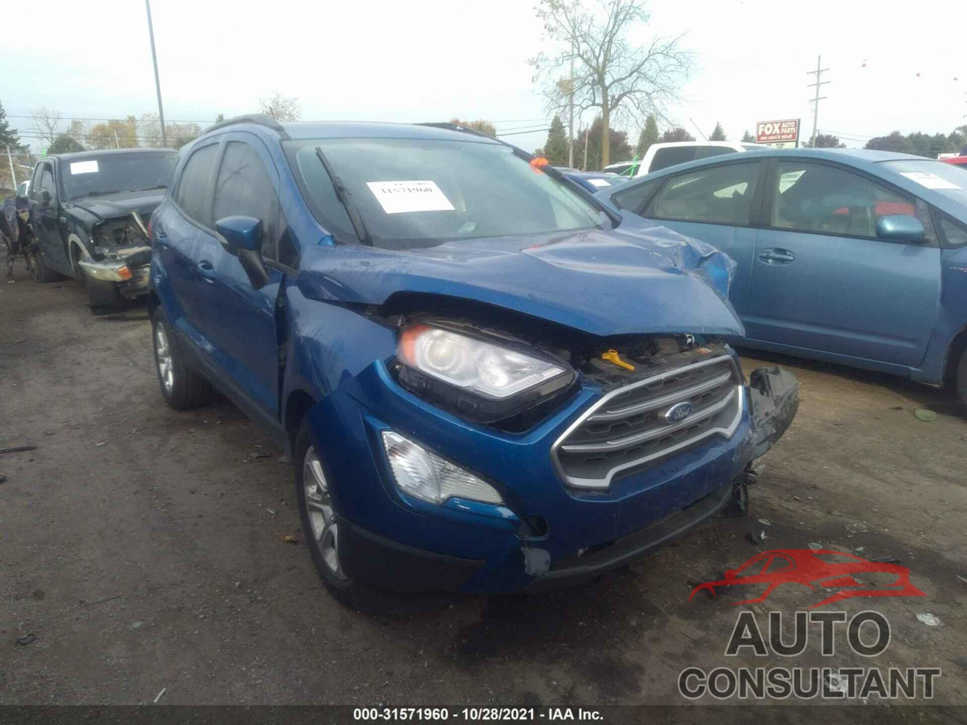 FORD ECOSPORT 2020 - MAJ3S2GE1LC328945