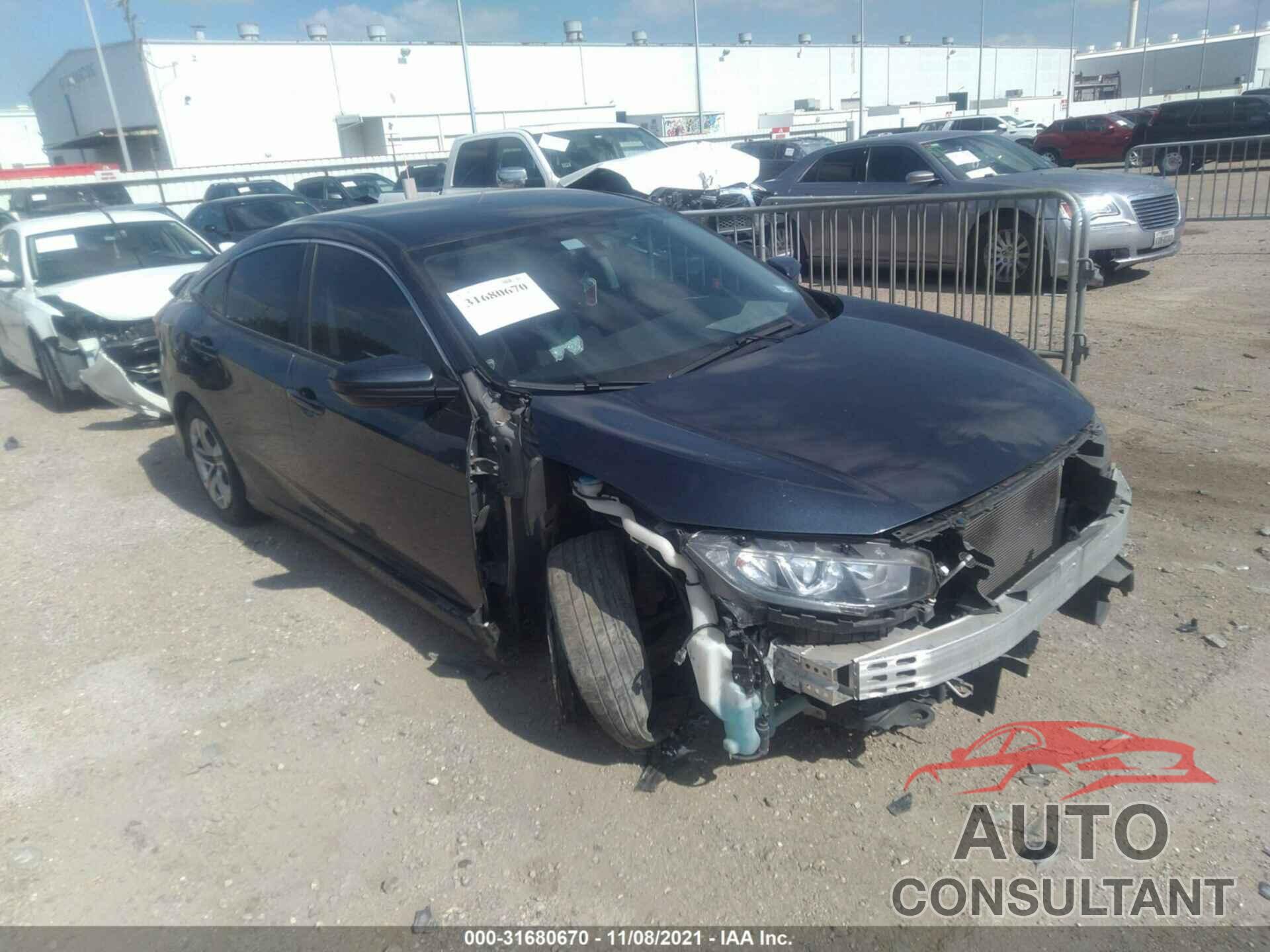 HONDA CIVIC SEDAN 2018 - 19XFC2F57JE007536