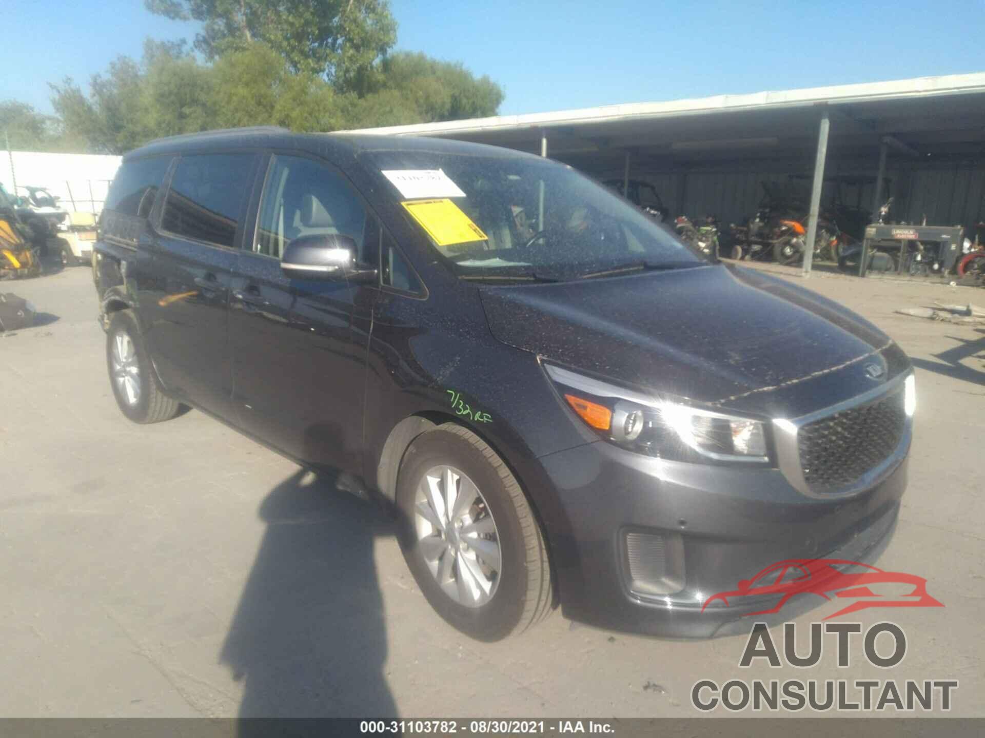 KIA SEDONA 2017 - KNDMB5C17H6314198