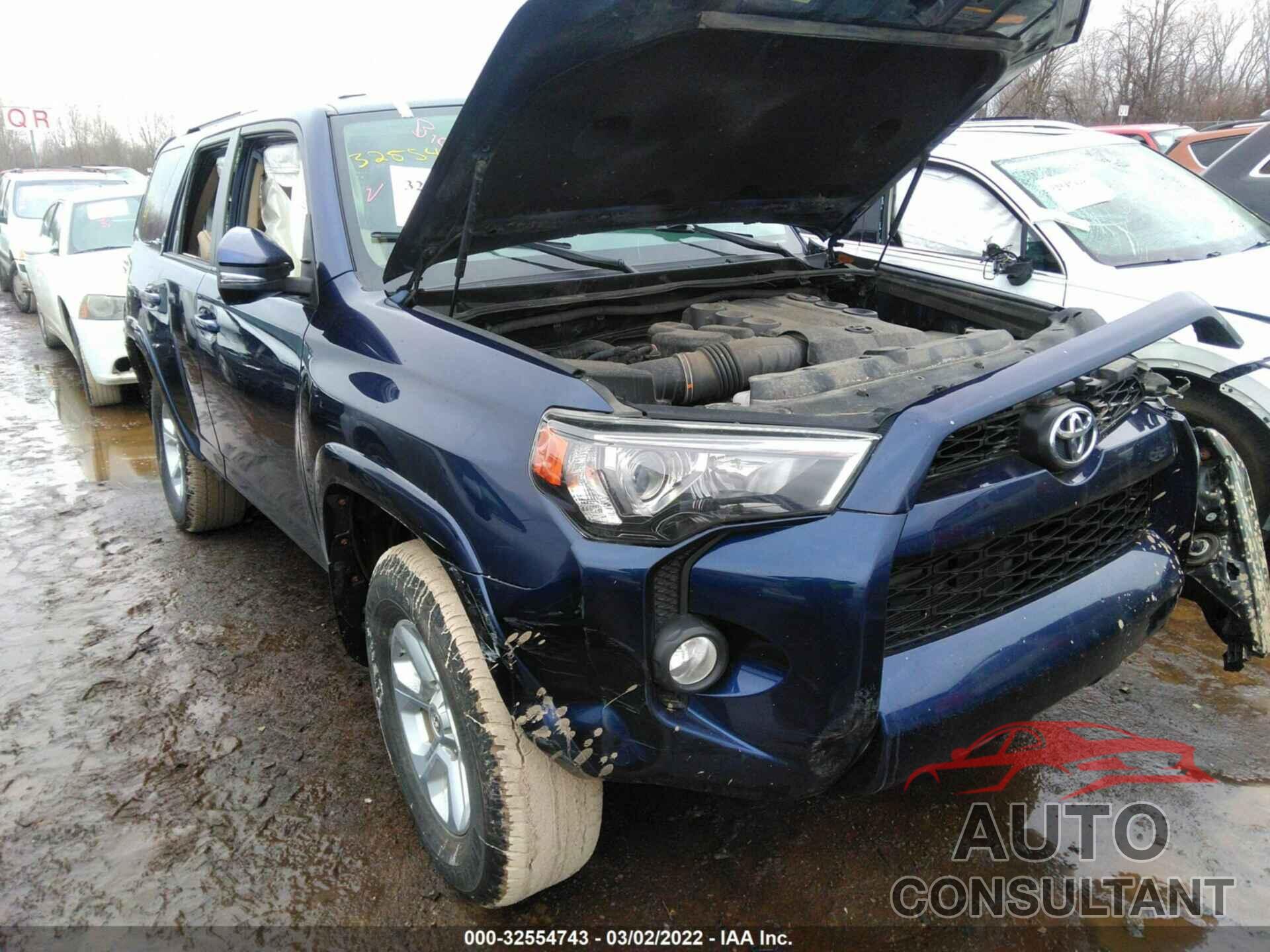 TOYOTA 4RUNNER 2016 - JTEBU5JR9G5405192