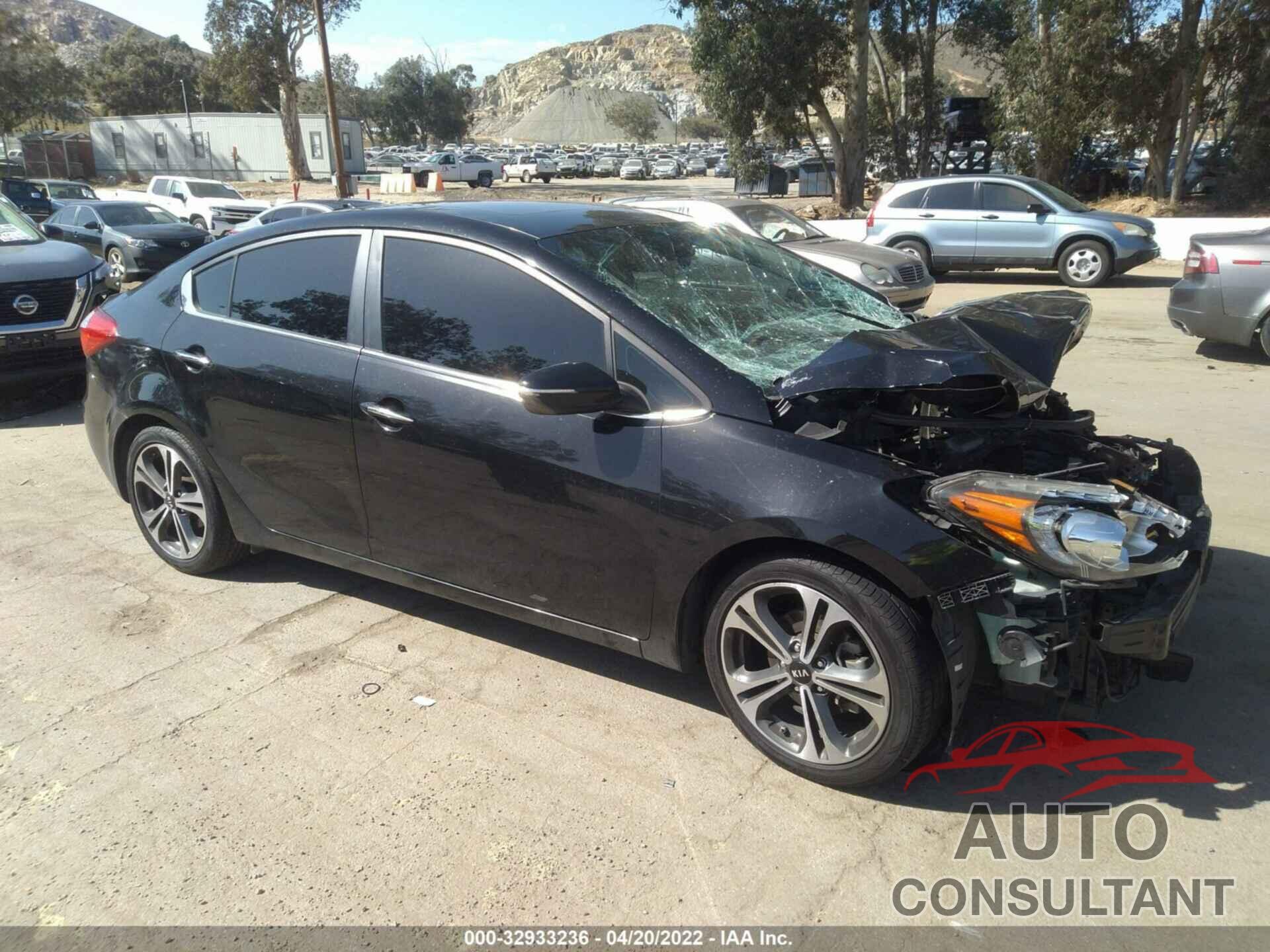 KIA FORTE 2016 - KNAFZ4A82G5490088