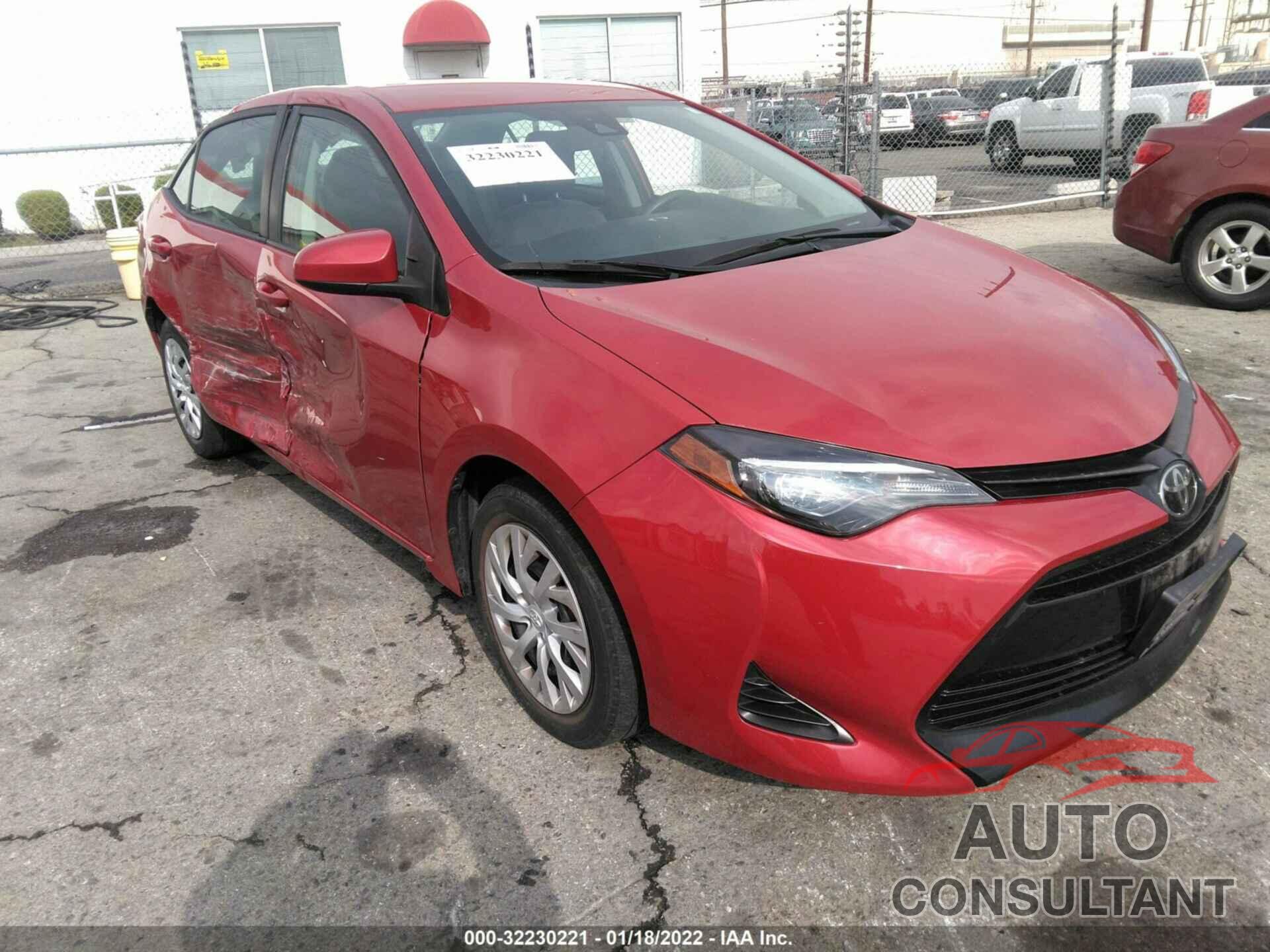 TOYOTA COROLLA 2019 - 5YFBURHE8KP909730