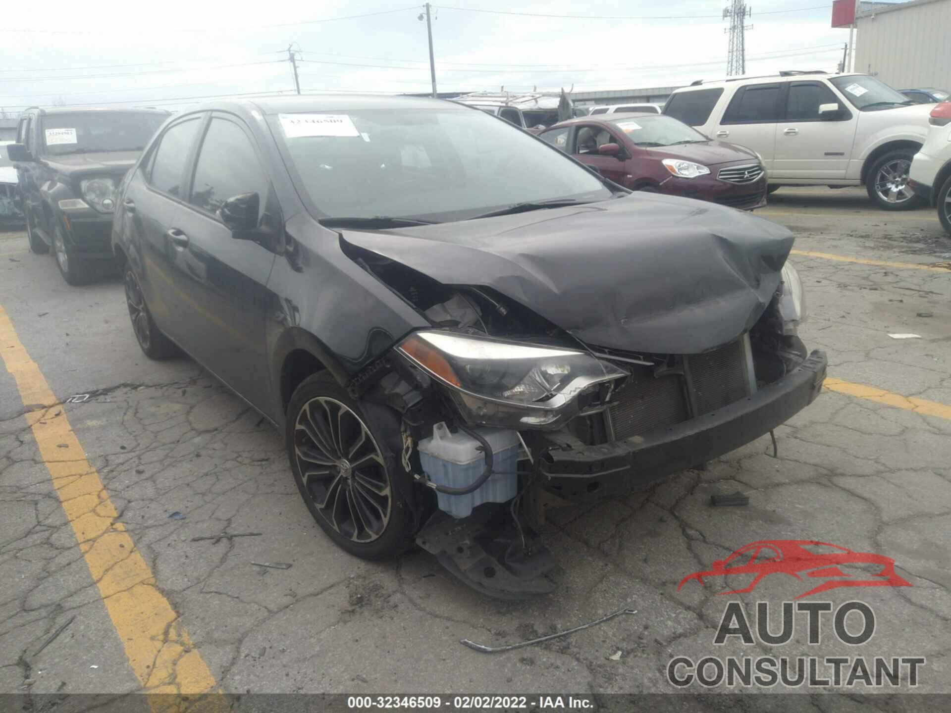 TOYOTA COROLLA 2016 - 5YFBURHE4GP368392