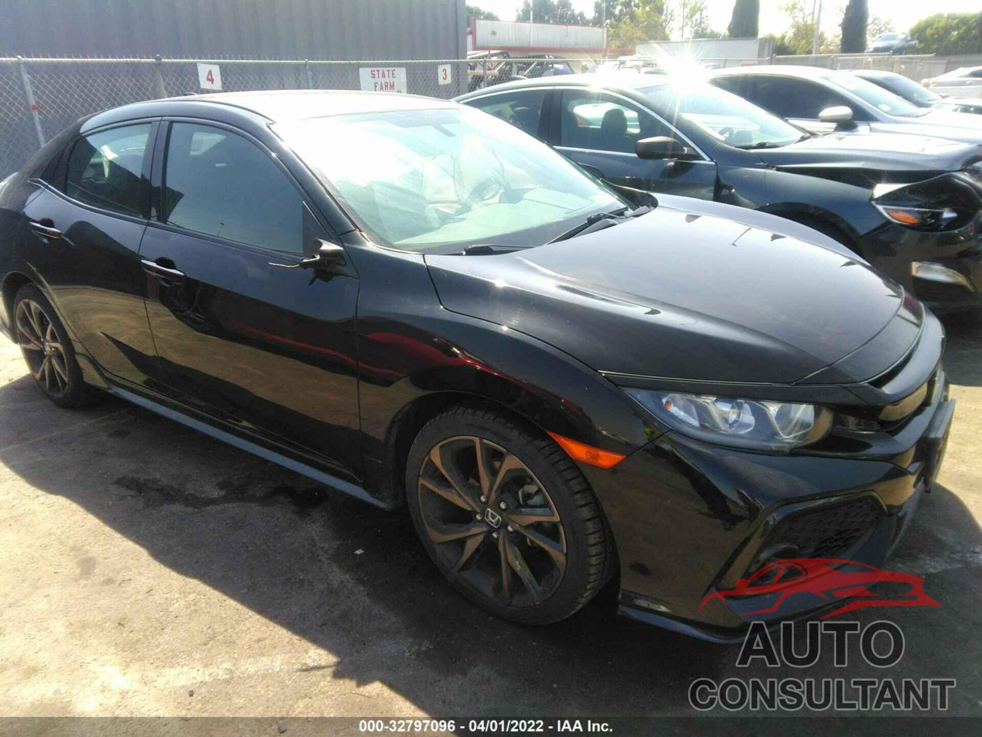 HONDA CIVIC HATCHBACK 2017 - SHHFK7G40HU218599