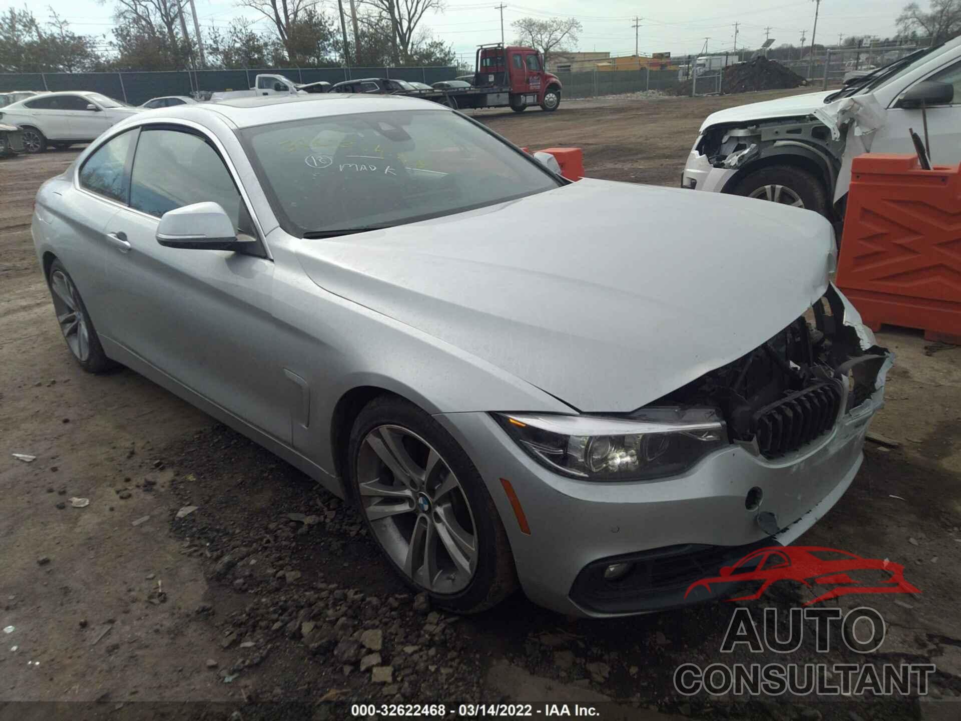 BMW 4 SERIES 2019 - WBA4W7C51KAG52283