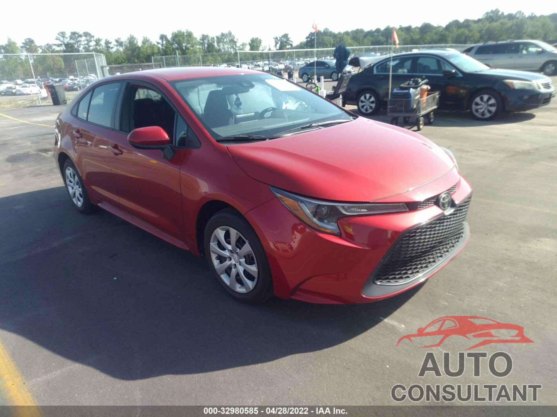 TOYOTA COROLLA 2020 - 5YFEPRAE6LP043946