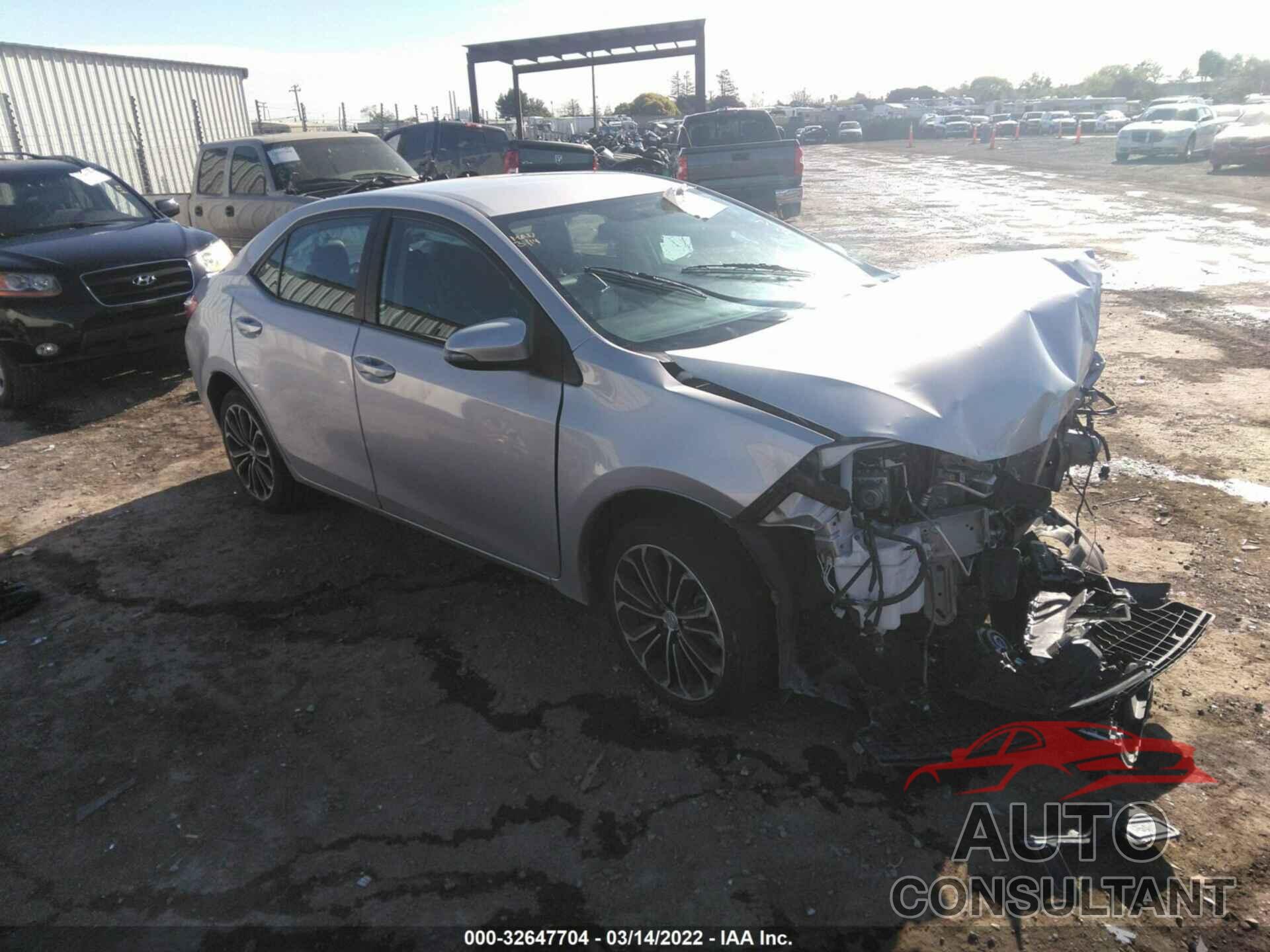 TOYOTA COROLLA 2016 - 5YFBURHE7GP483245