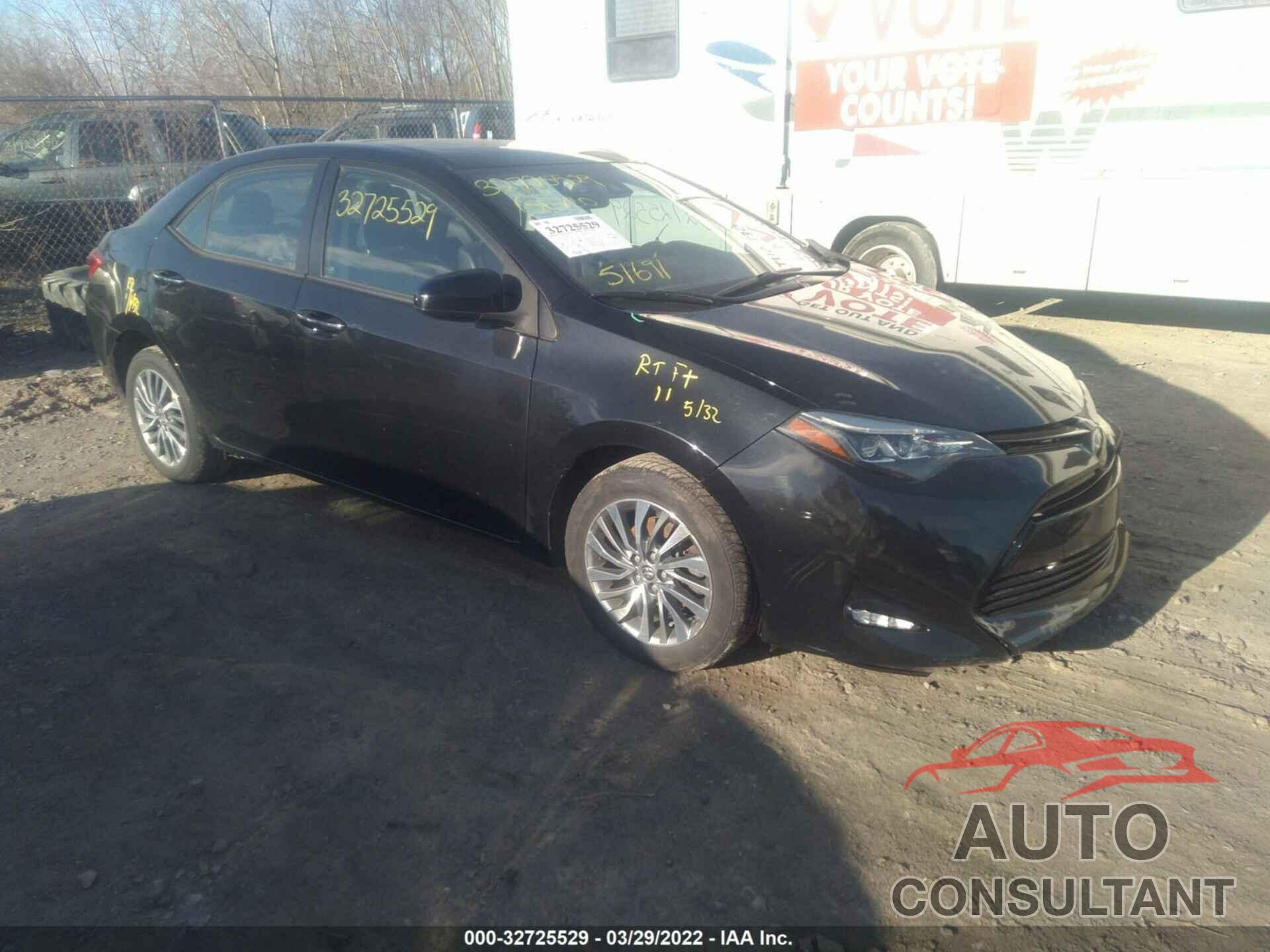 TOYOTA COROLLA 2017 - 2T1BURHE7HC775592