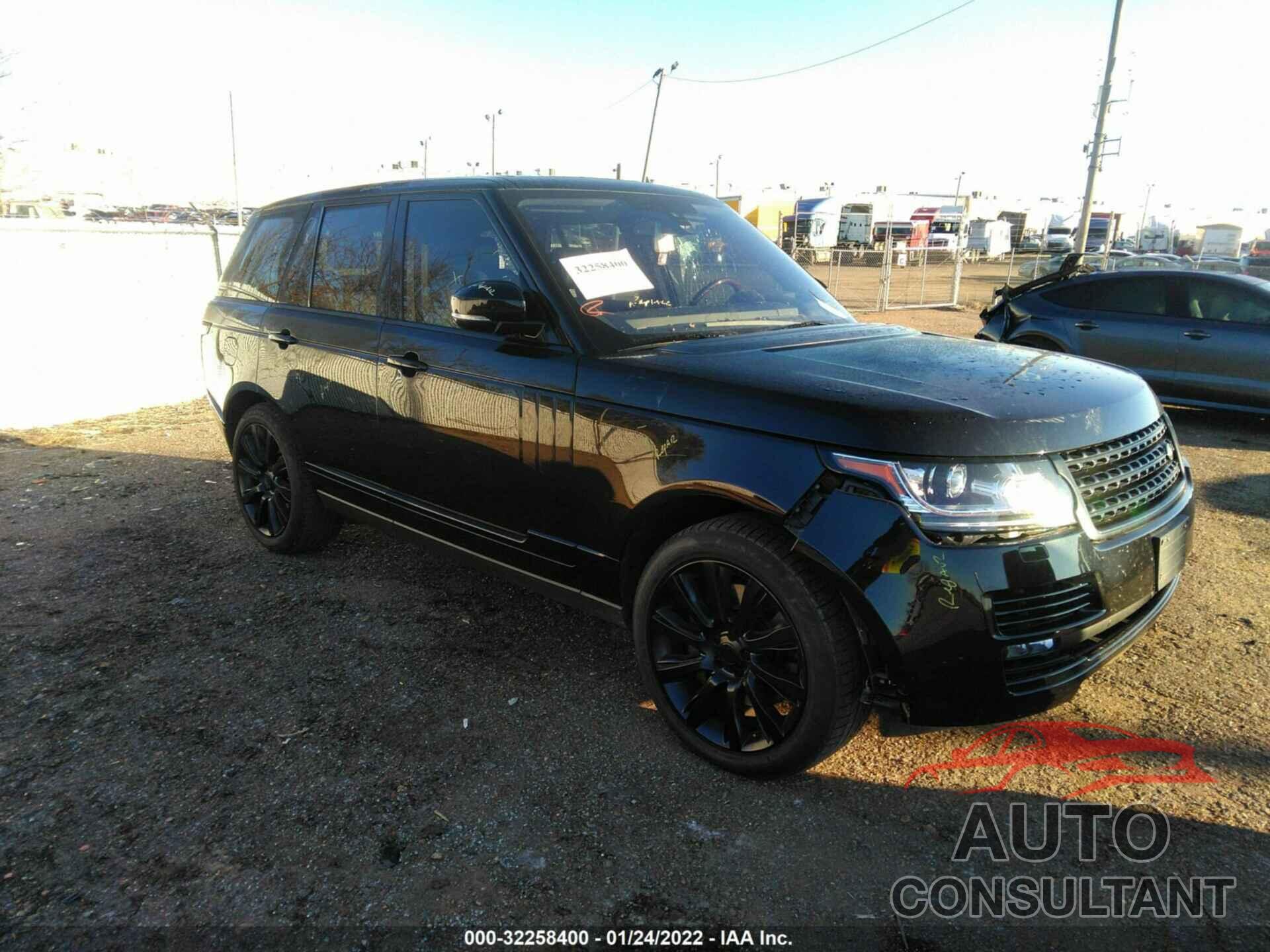 LAND ROVER RANGE ROVER 2016 - SALGS2EF5GA260702