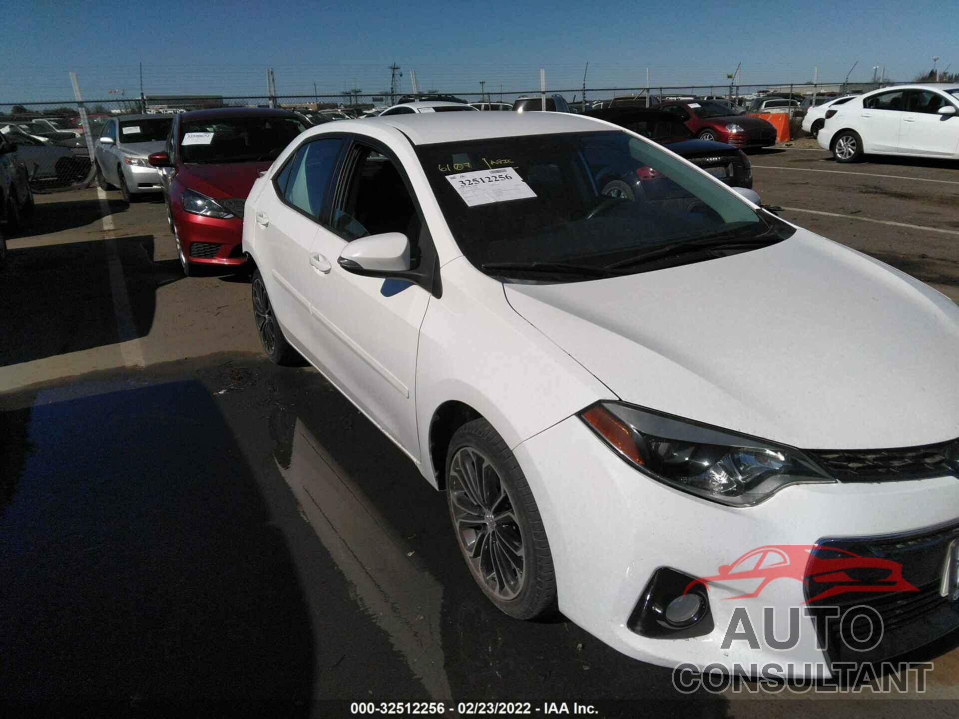 TOYOTA COROLLA 2016 - 5YFBURHE6GP397926