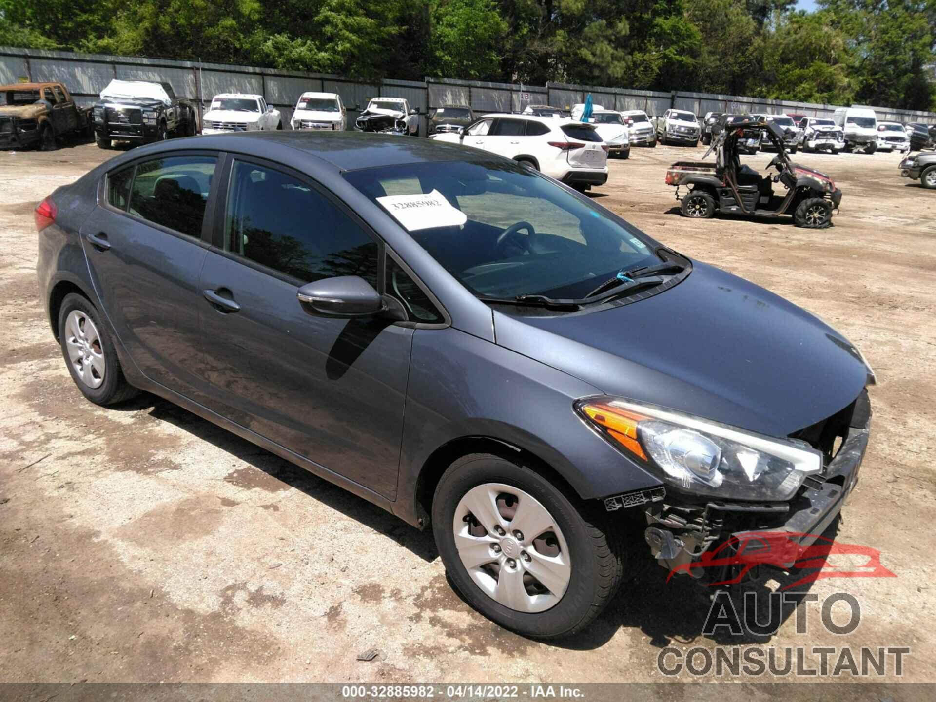 KIA FORTE 2016 - KNAFX4A6XG5532737