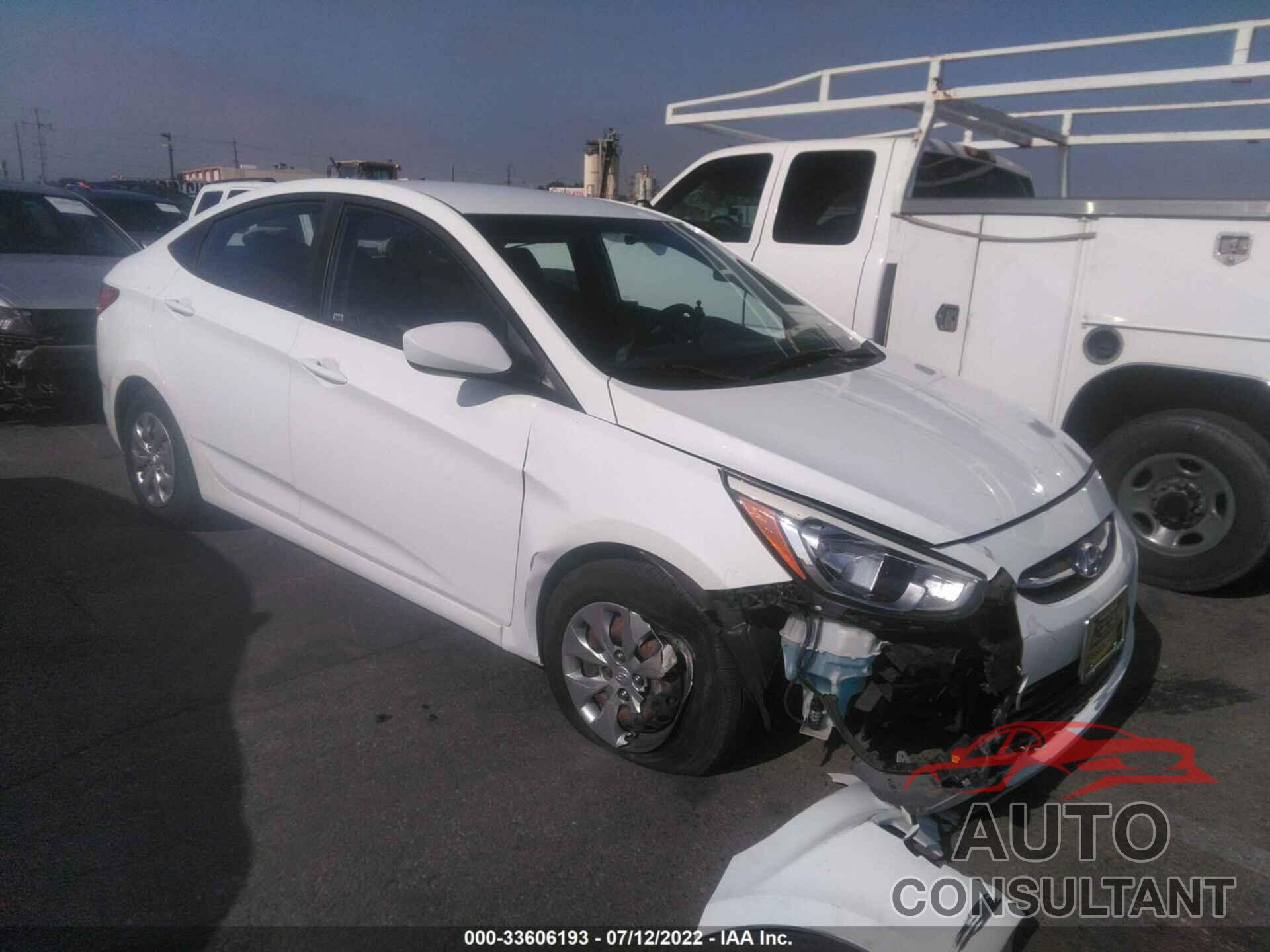 HYUNDAI ACCENT 2016 - KMHCT4AE7GU948044