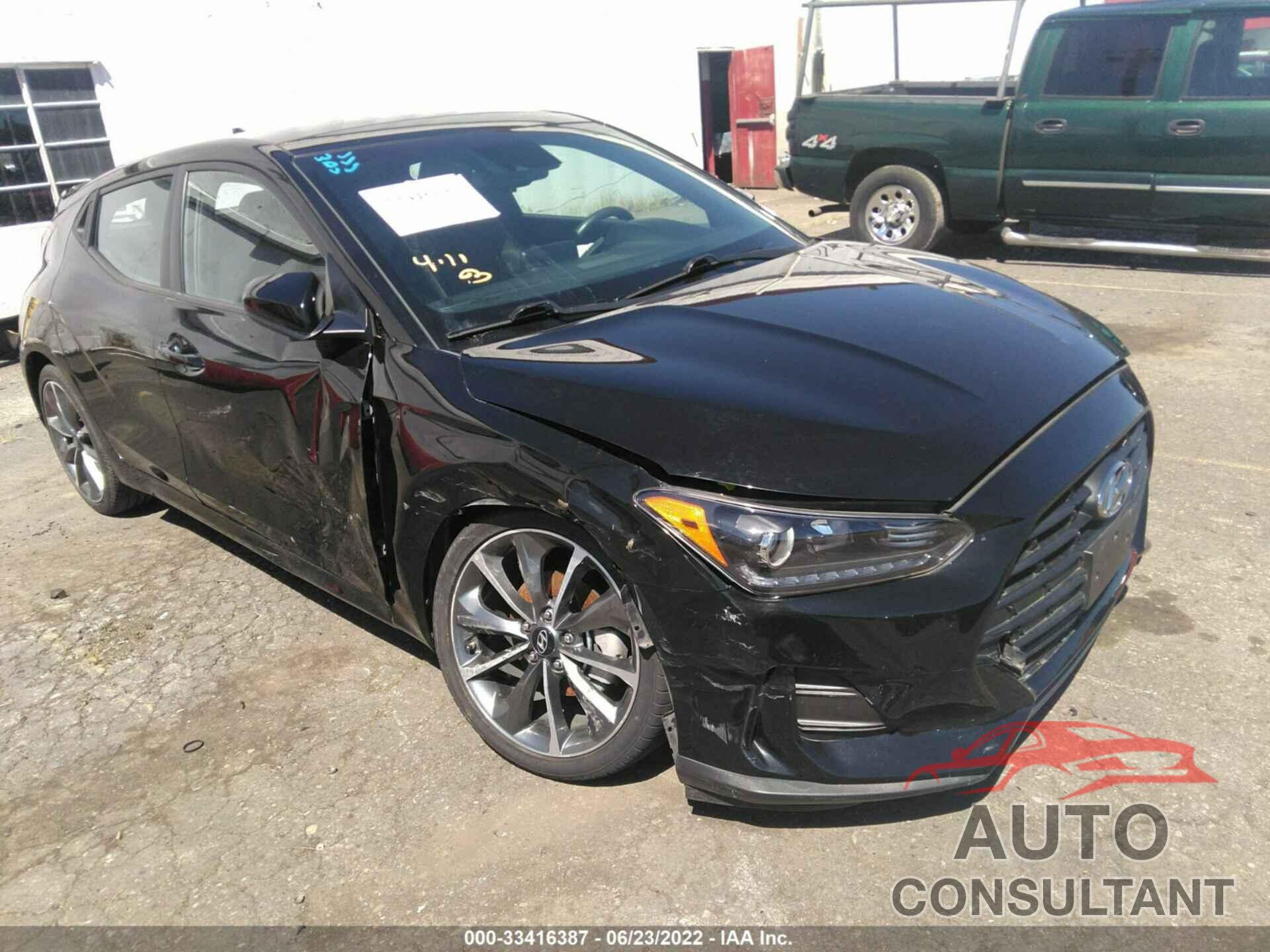 HYUNDAI VELOSTER 2019 - KMHTG6AF2KU009000