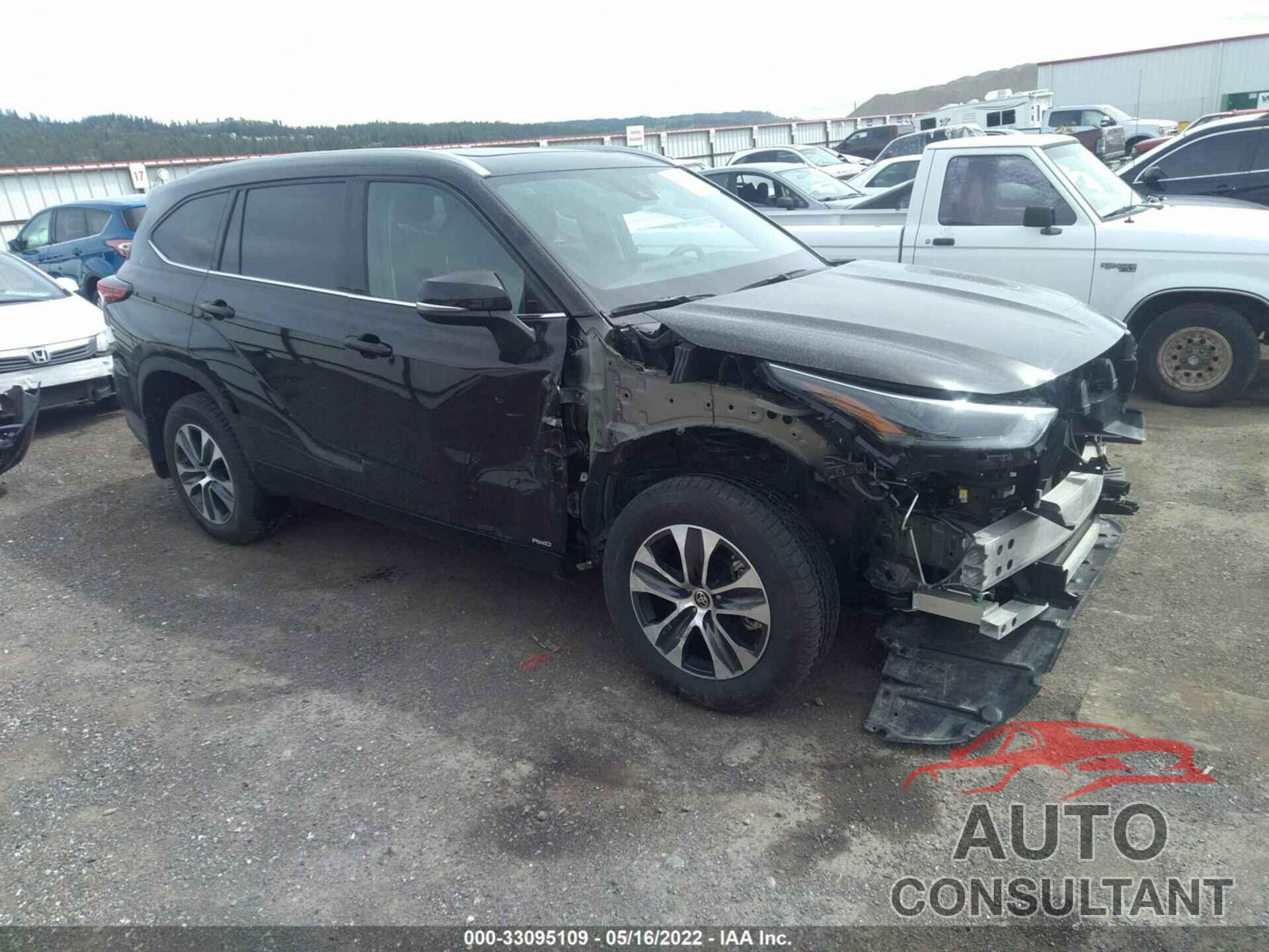 TOYOTA HIGHLANDER 2022 - 5TDGBRCH0NS075266