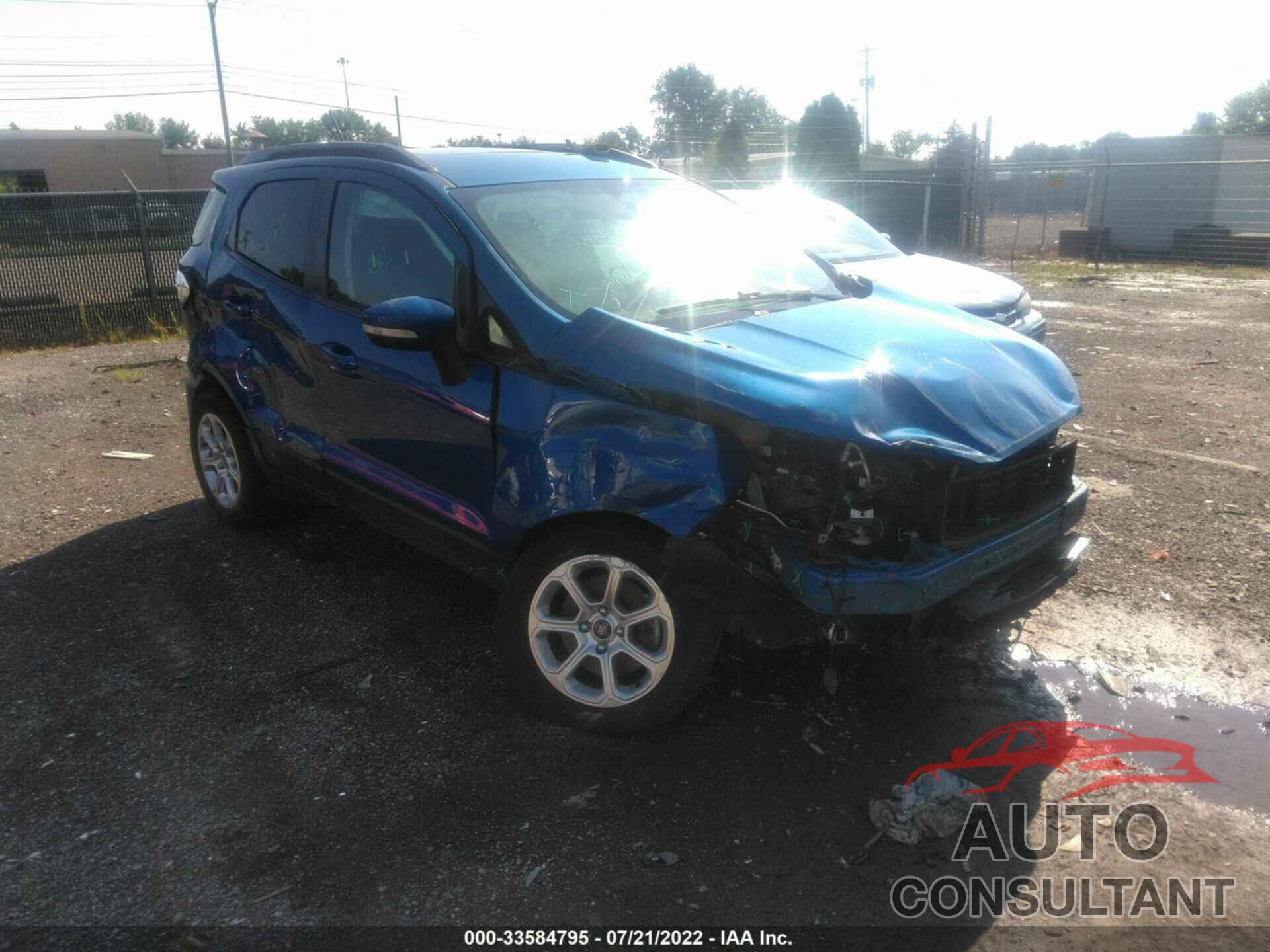 FORD ECOSPORT 2018 - MAJ6P1UL3JC206094