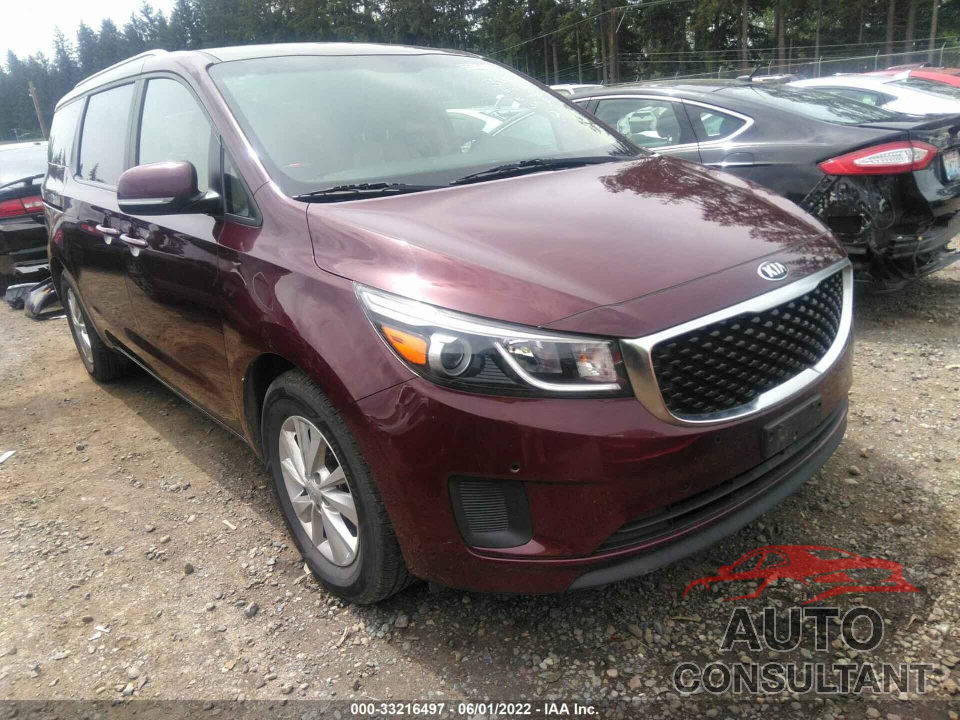 KIA SEDONA 2017 - KNDMB5C11H6244214