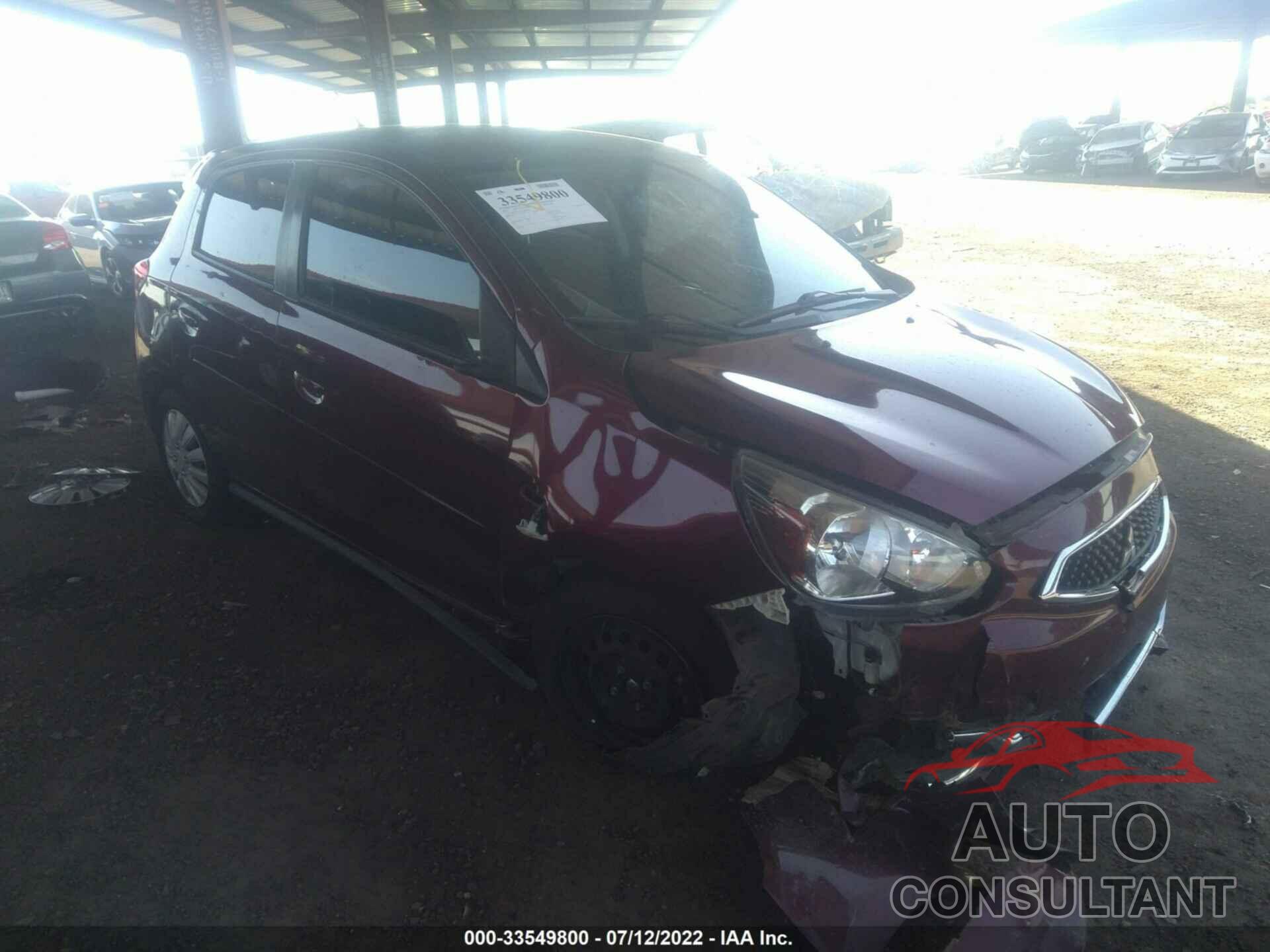 MITSUBISHI MIRAGE 2018 - ML32A3HJ1JH001619