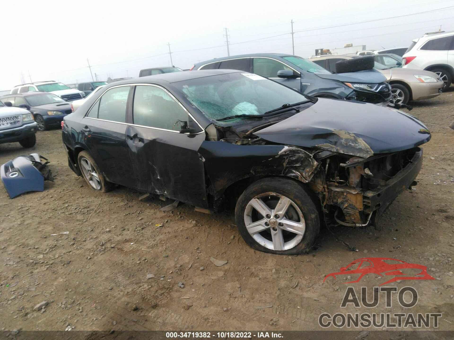 TOYOTA CAMRY 2012 - 4T1BF1FK6CU168725
