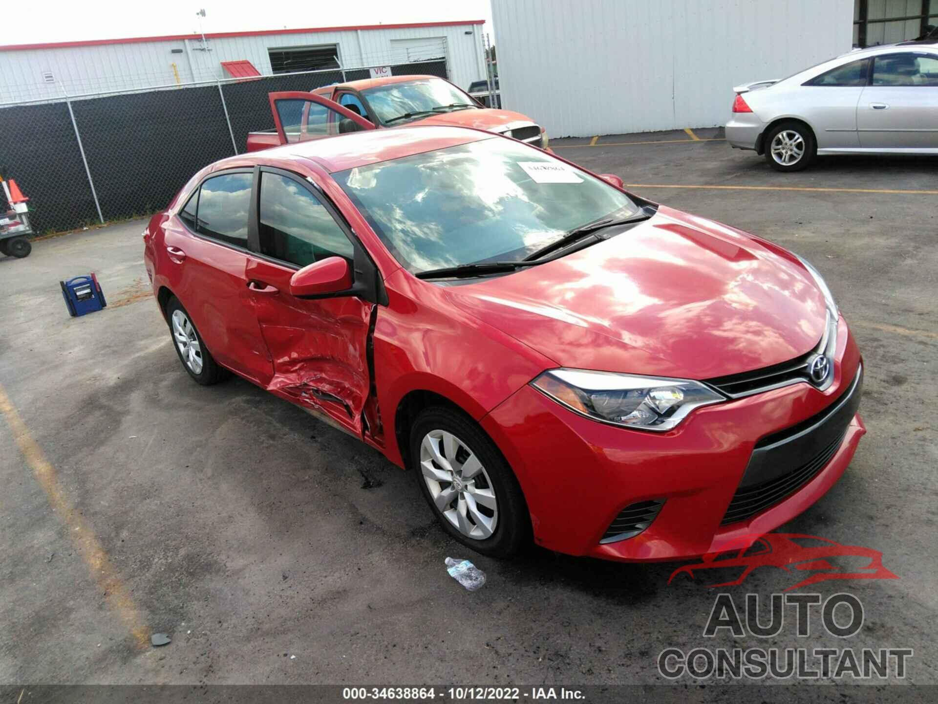 TOYOTA COROLLA 2016 - 2T1BURHE6GC570702