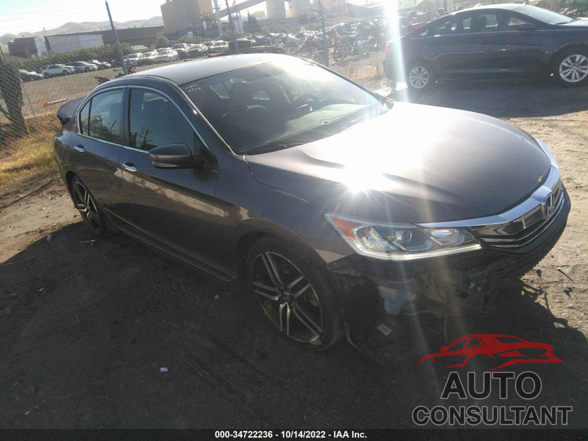 HONDA ACCORD SEDAN 2017 - 1HGCR2F56HA026126