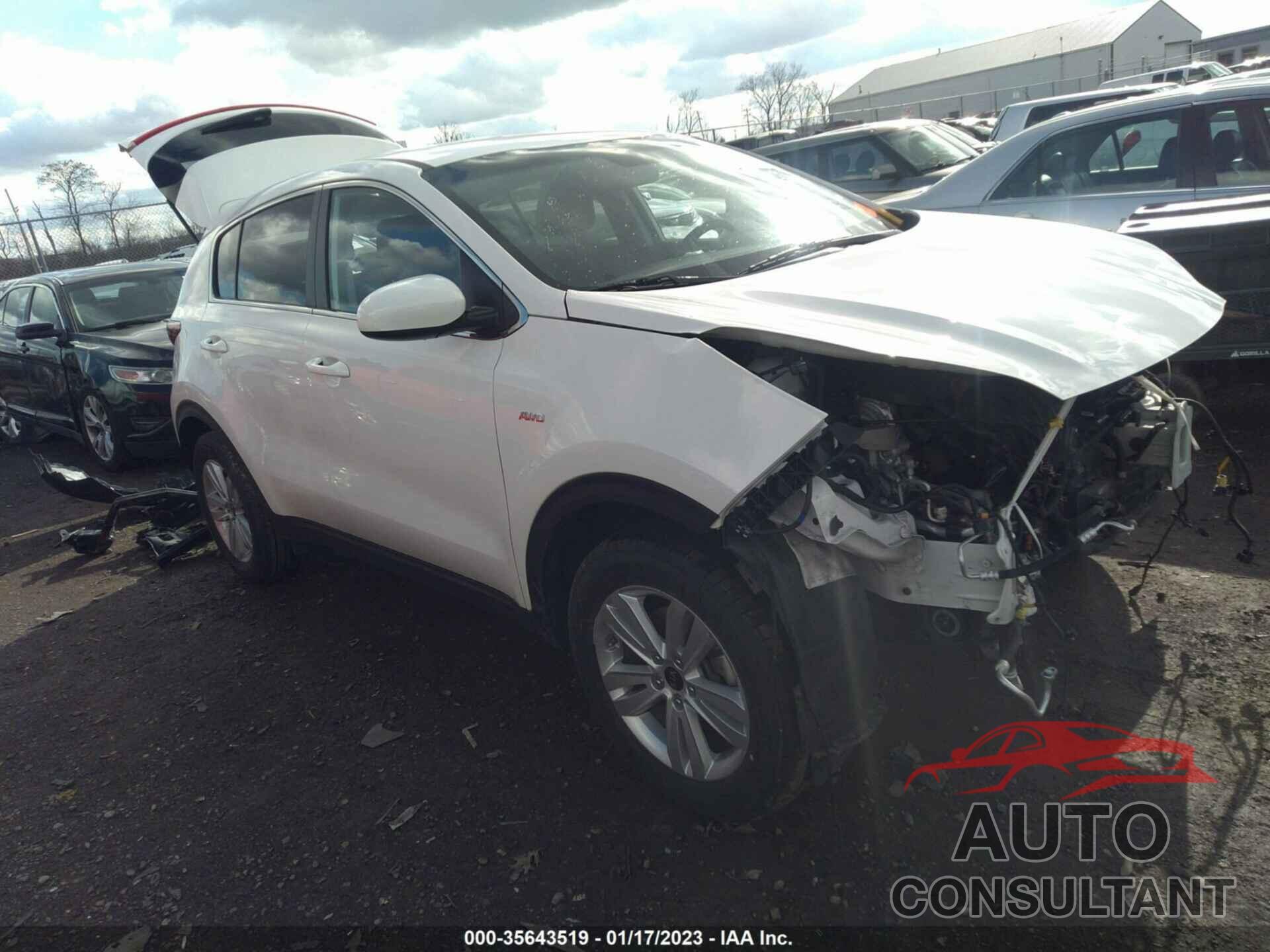 KIA SPORTAGE 2017 - KNDPMCAC8H7141429