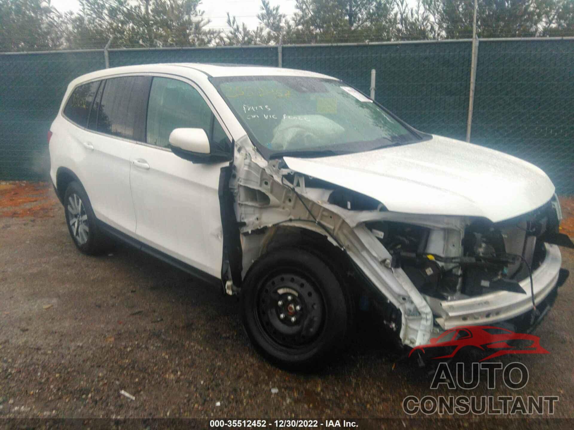 HONDA PILOT 2021 - 5FNYF6H50MB050781