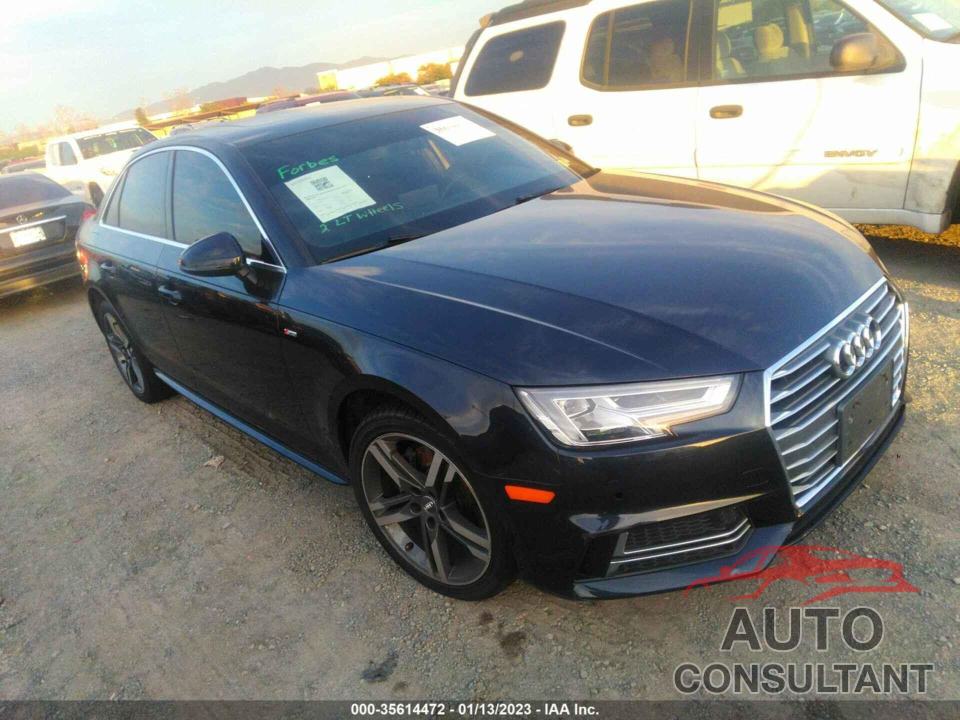 AUDI A4 2018 - WAULMAF46JA121478