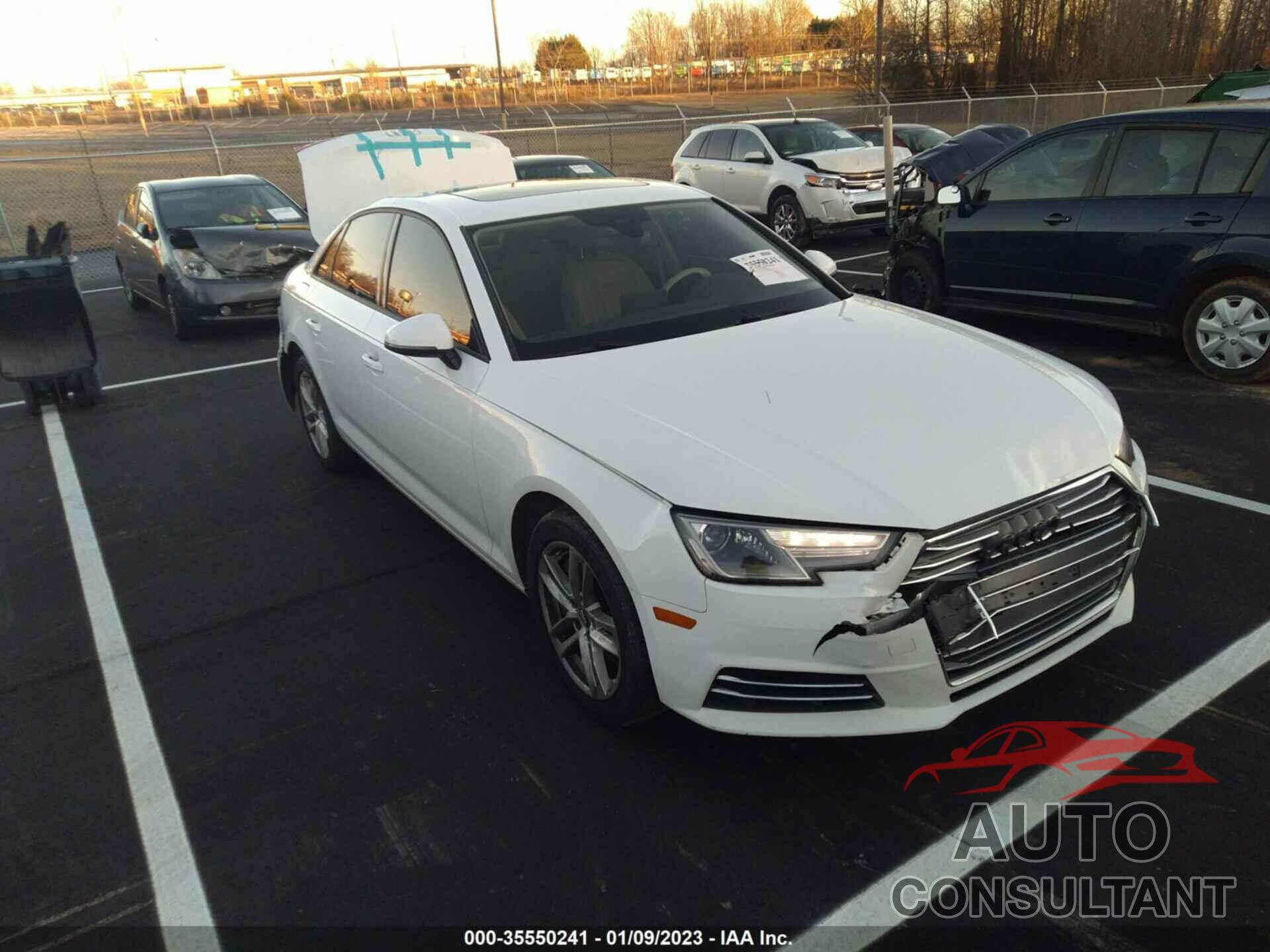 AUDI A4 2017 - WAUANAF46HN037958