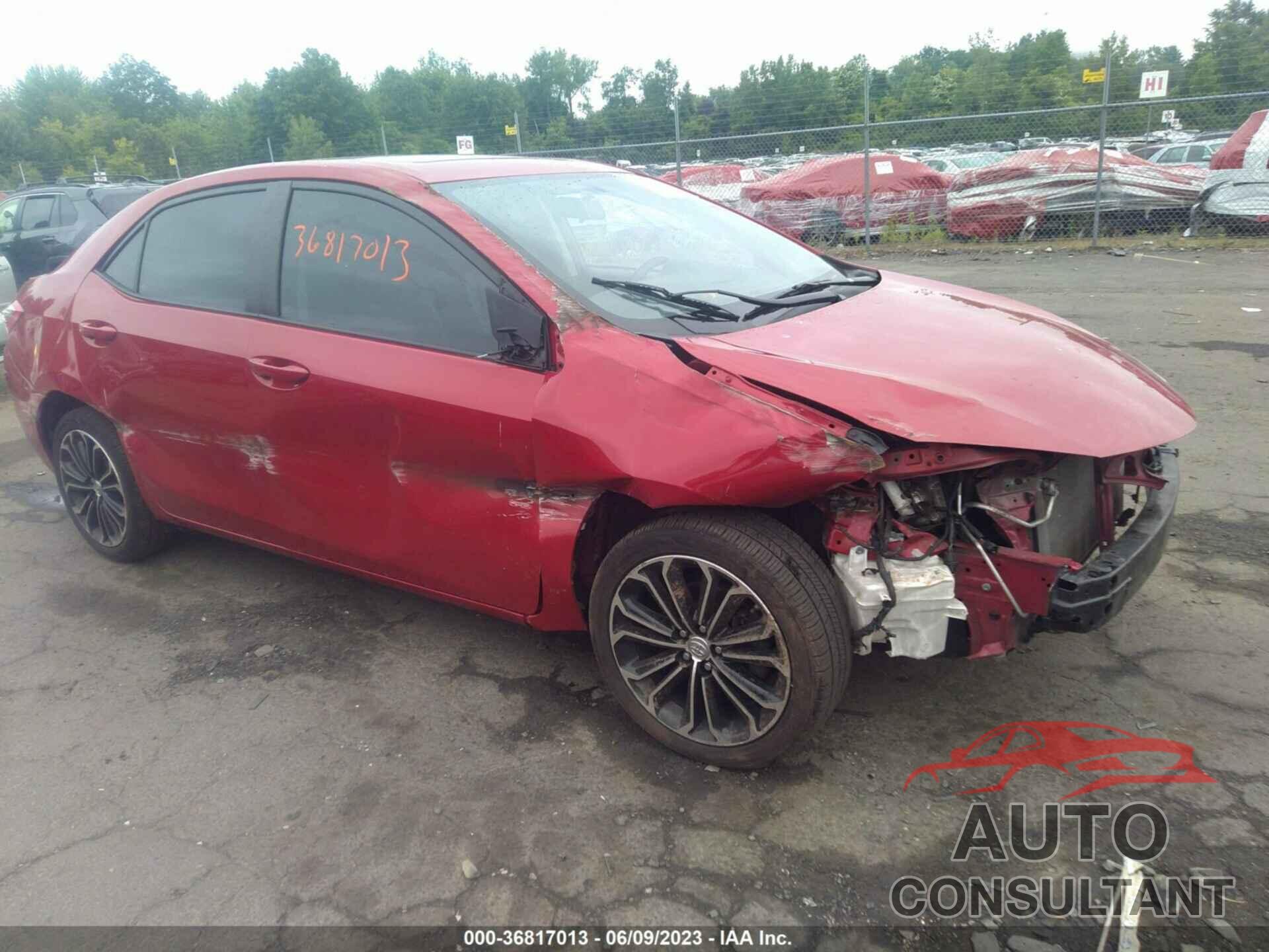 TOYOTA COROLLA 2016 - 2T1BURHE6GC630204