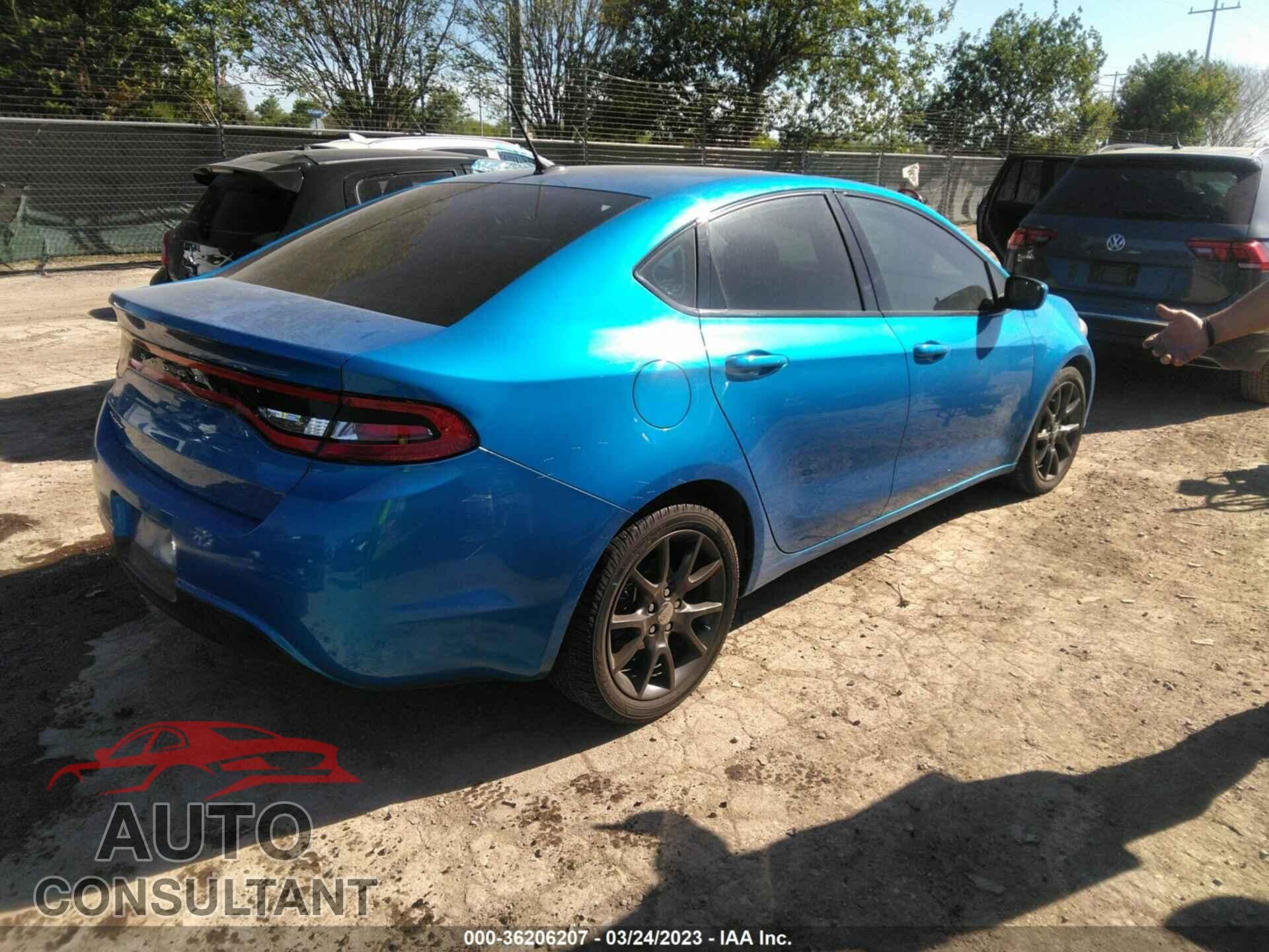DODGE DART 2015 - 1C3CDFAA5FD392295