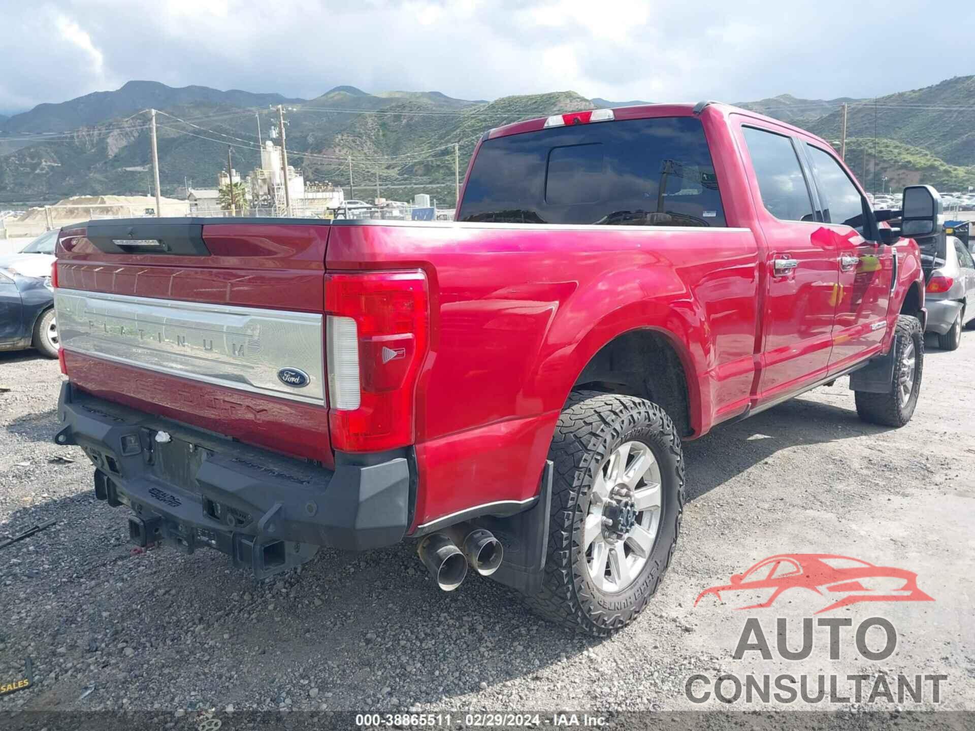 FORD F-350 2017 - 1FT8W3BT4HED58713