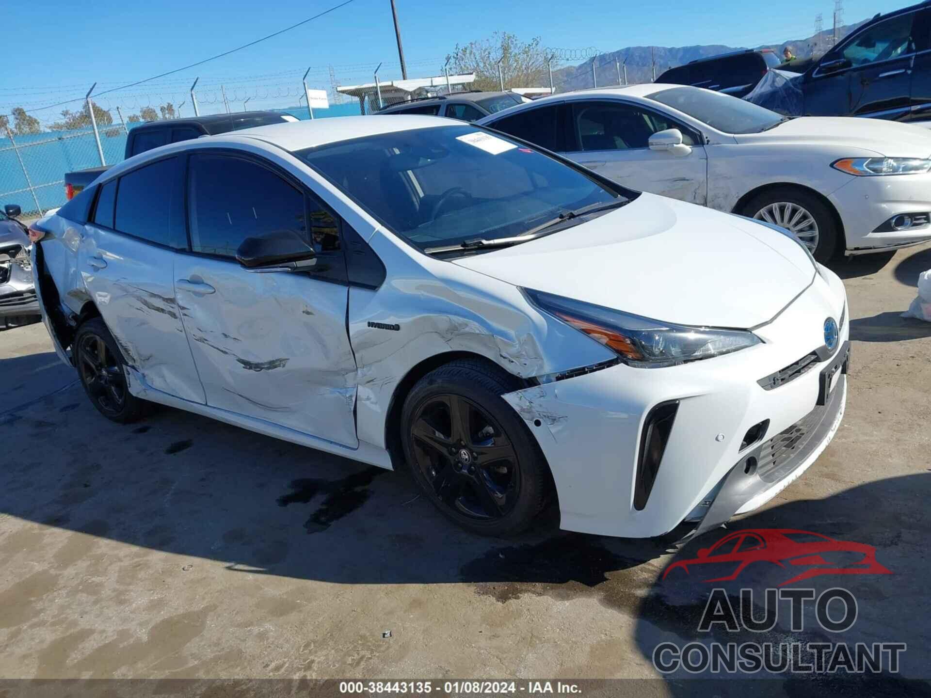 TOYOTA PRIUS 2021 - JTDKAMFU4M3129791