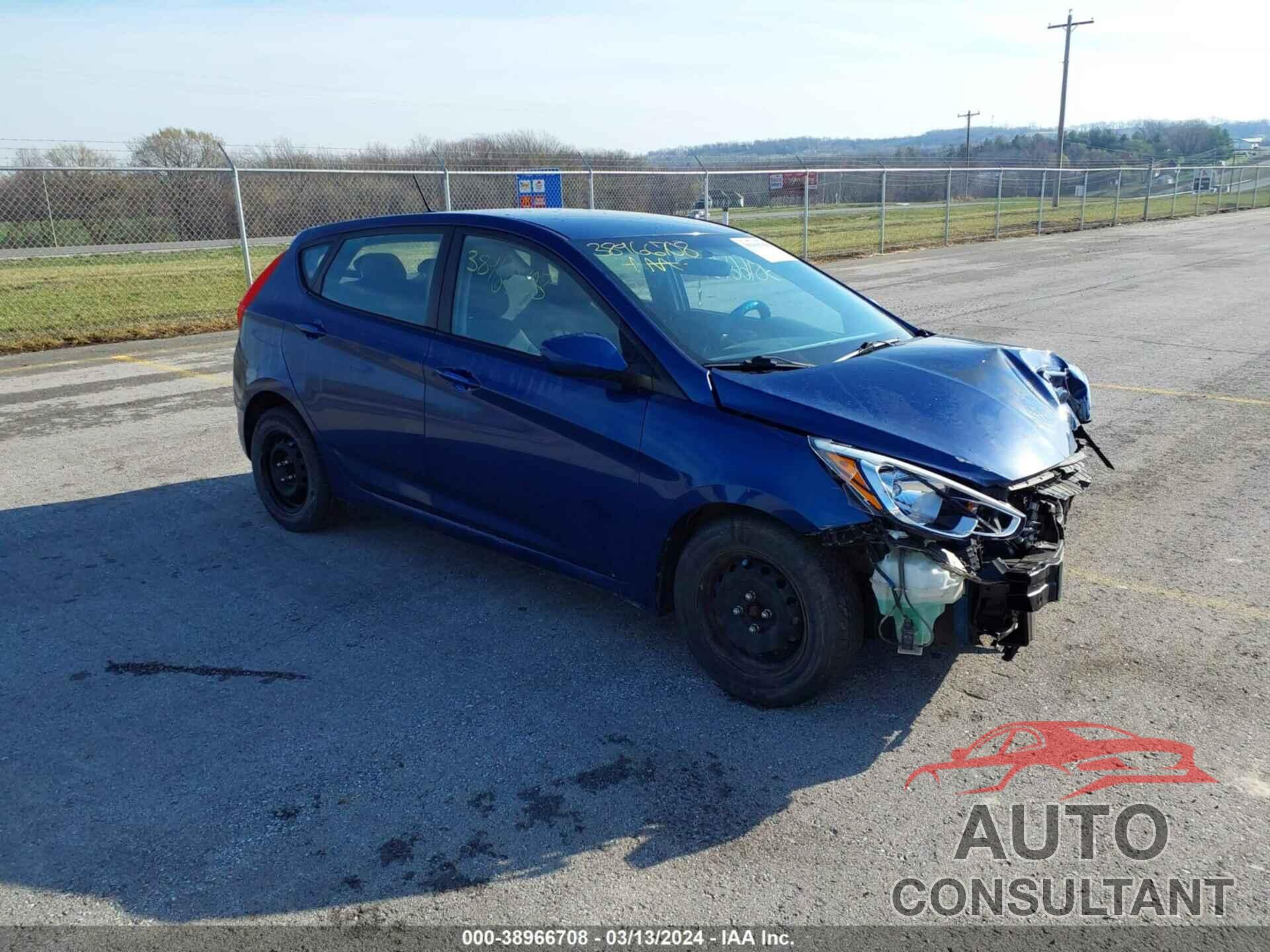 HYUNDAI ACCENT 2016 - KMHCT5AE5GU294098