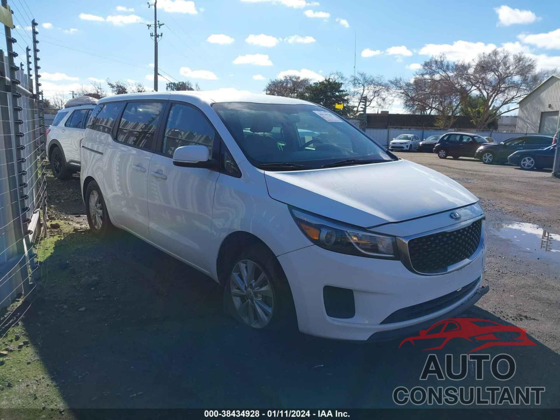 KIA SEDONA 2017 - KNDMB5C13H6233585