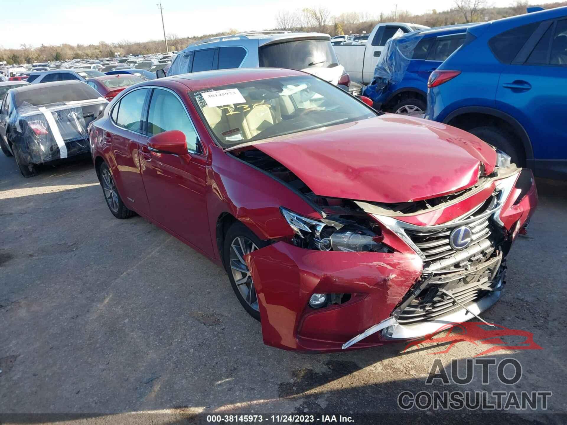 LEXUS ES 300H 2018 - JTHBW1GG3J2168932