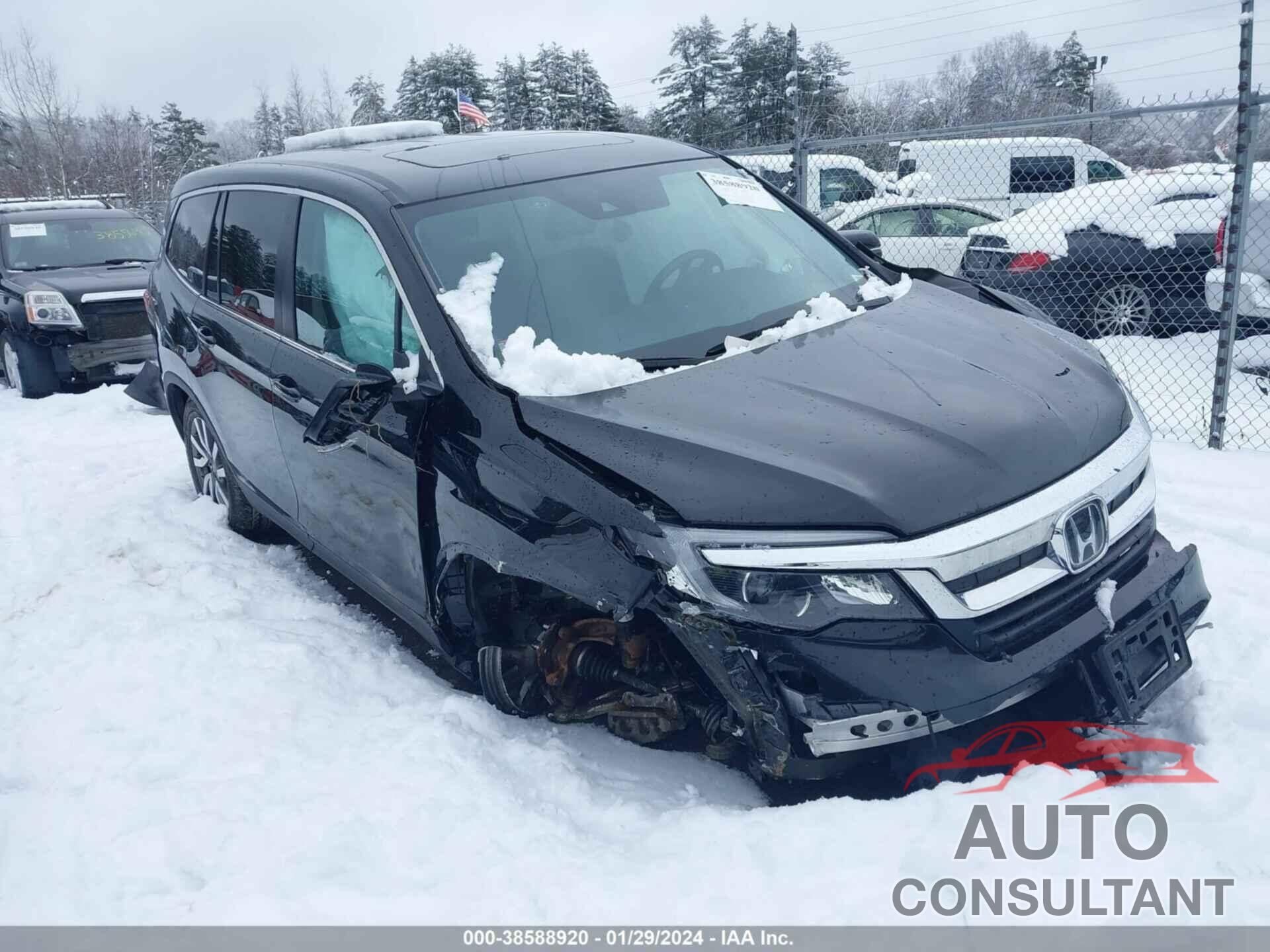 HONDA PILOT 2022 - 5FNYF6H56NB033033