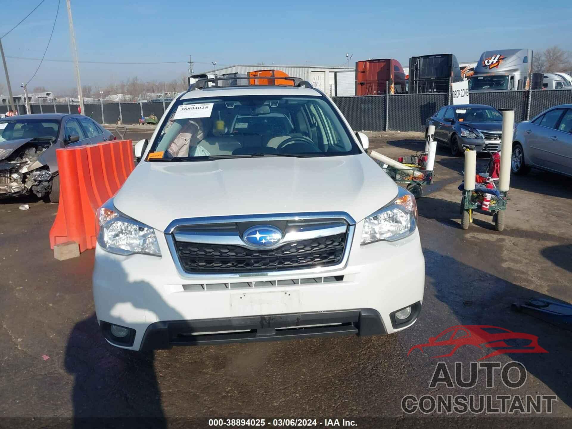 SUBARU FORESTER 2016 - JF2SJAGC3GH442280