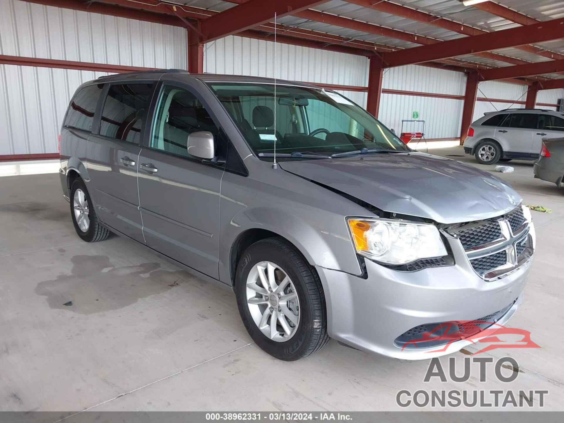 DODGE GRAND CARAVAN 2016 - 2C4RDGCG0GR344439