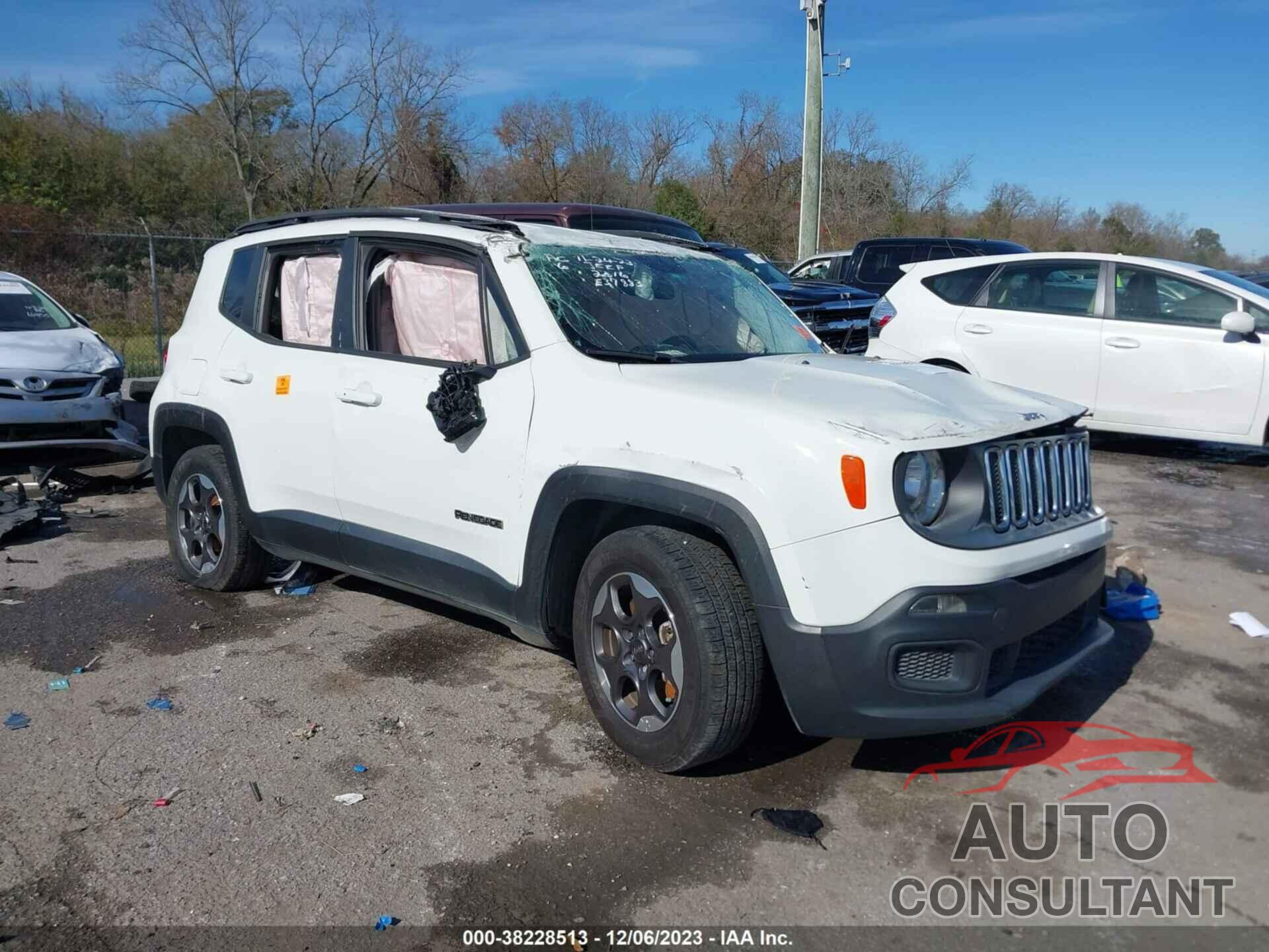 JEEP RENEGADE 2016 - ZACCJAAT2GPE37883