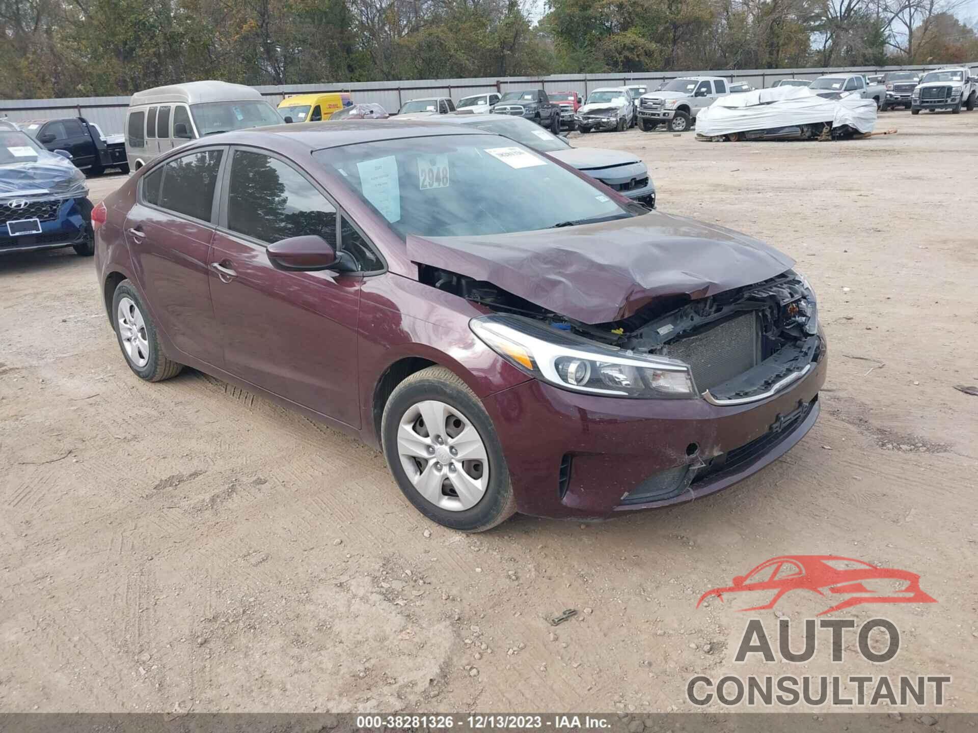 KIA FORTE 2017 - 3KPFK4A72HE012063