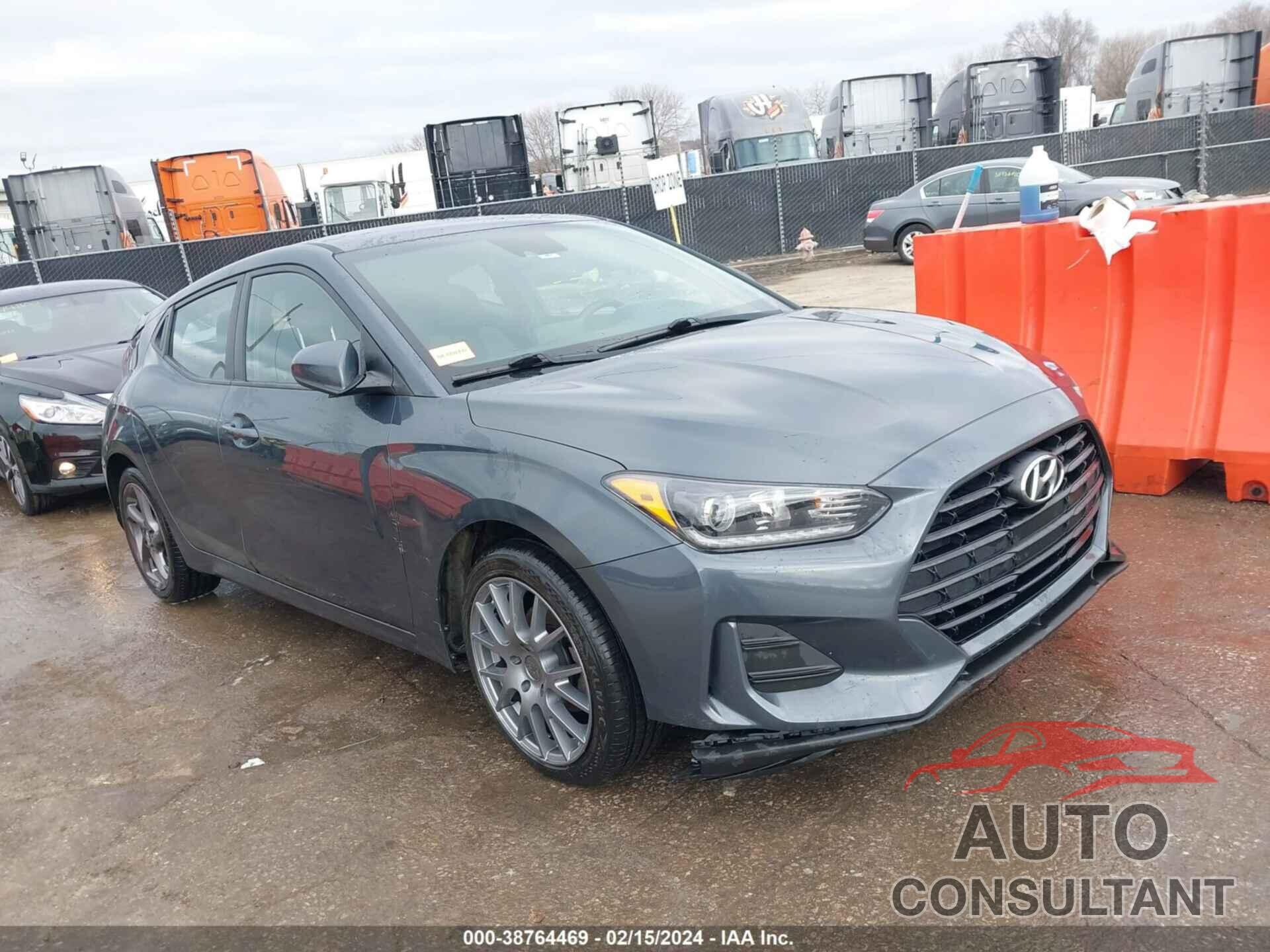 HYUNDAI VELOSTER 2019 - KMHTG6AF9KU012573