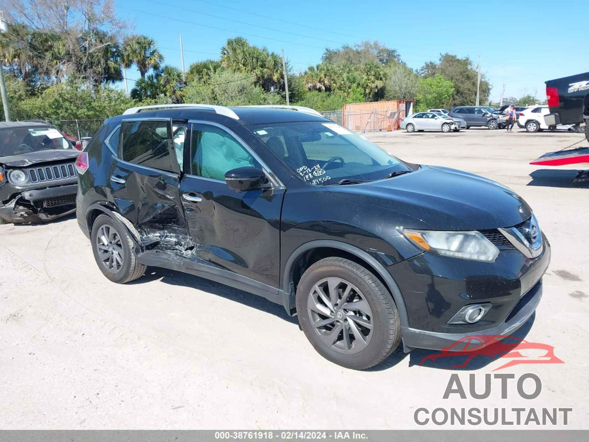 NISSAN ROGUE 2016 - 5N1AT2MT8GC782225