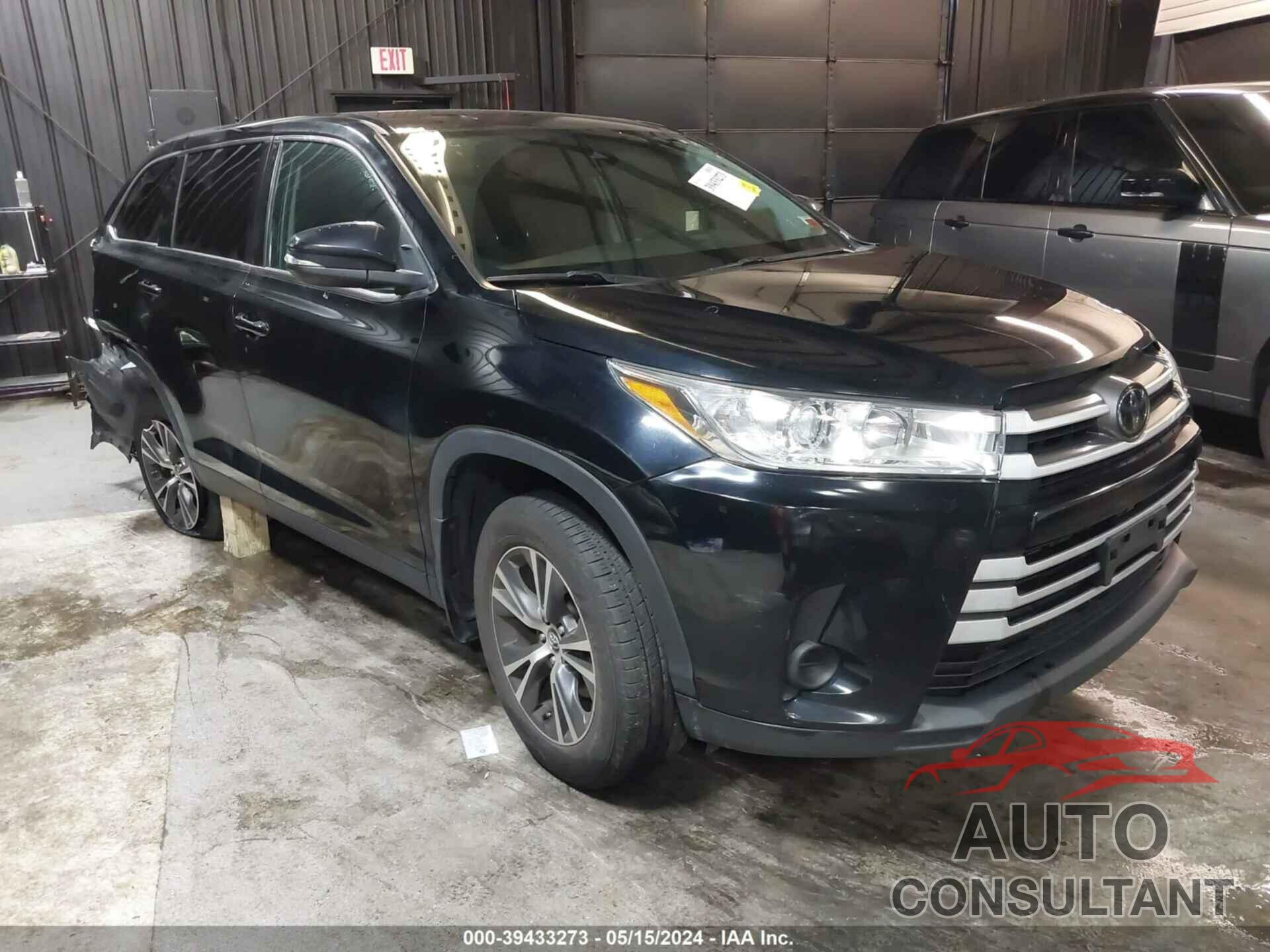 TOYOTA HIGHLANDER 2019 - 5TDBZRFH2KS924522