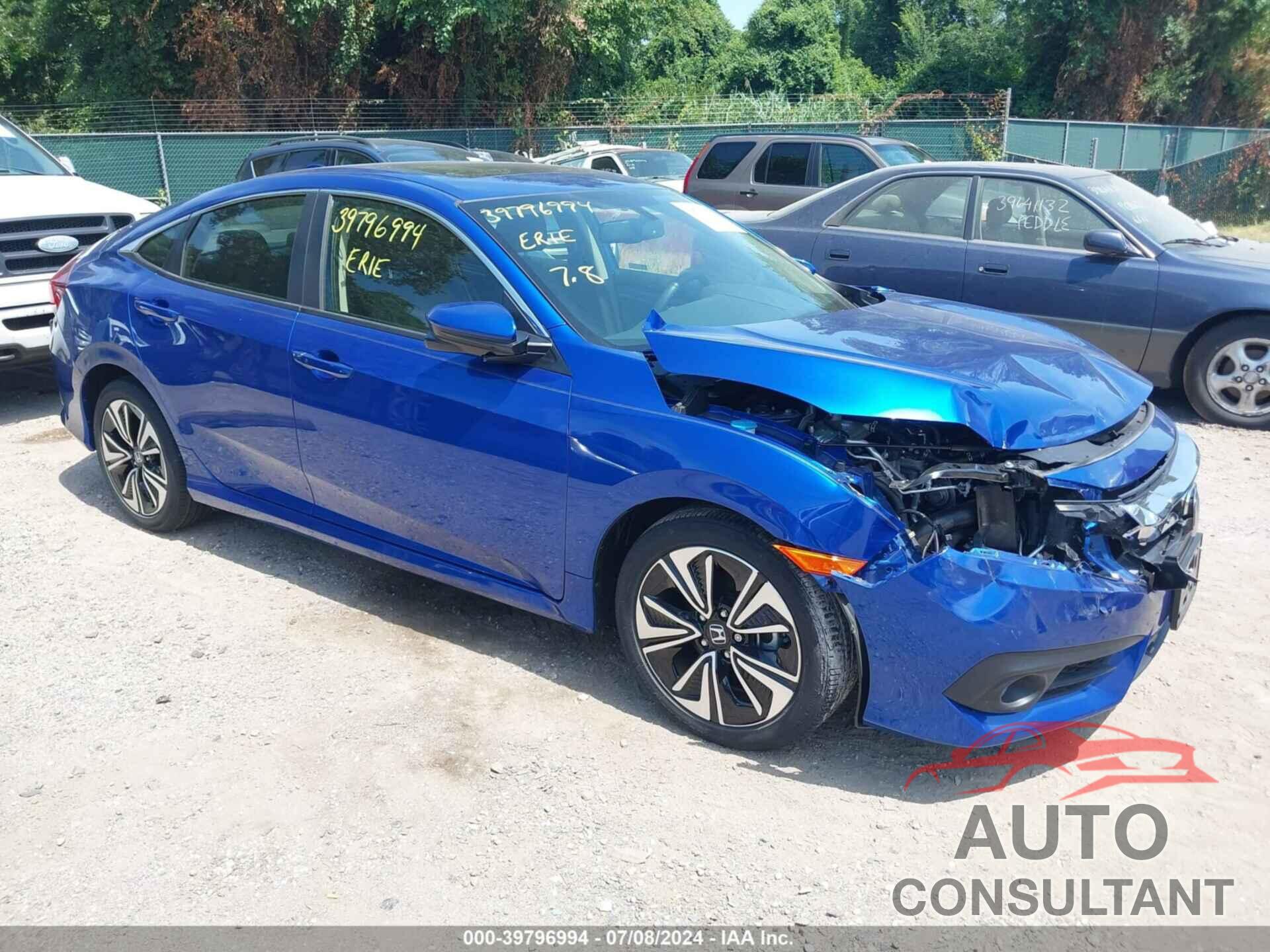 HONDA CIVIC 2018 - JHMFC1F77JX014836